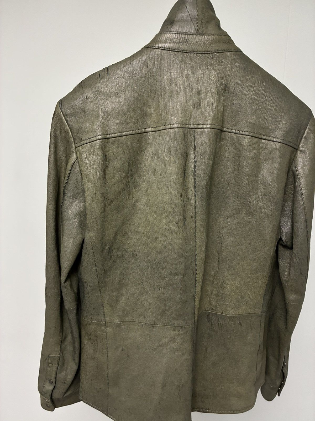 John Varvatos Kelch Leather Shirt Jacket EU 44 USA 34 small Size US S / EU 44-46 / 1 - 22 Thumbnail