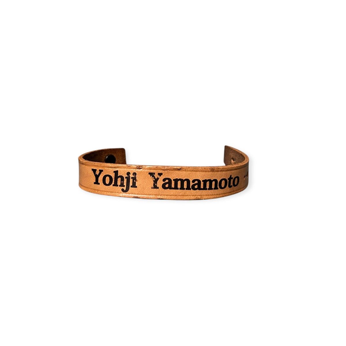 Yohji Yamamoto Leather Bracelet Size ONE SIZE - 1 Thumbnail
