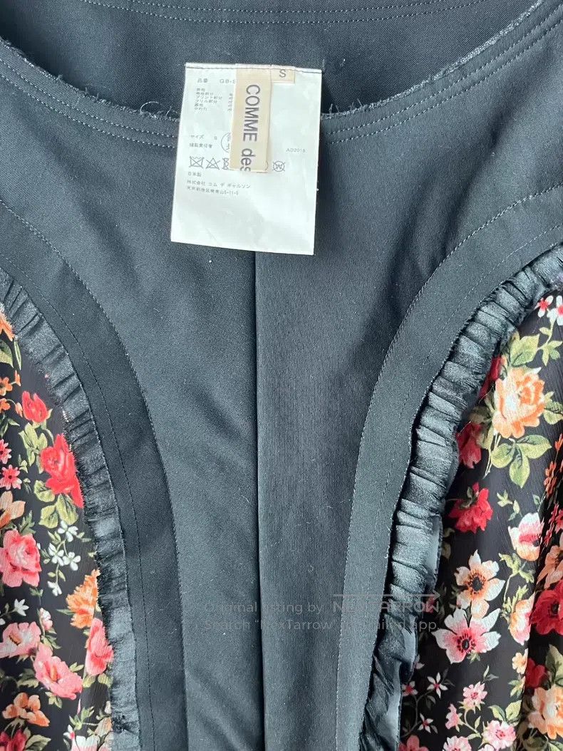 Comme des Garcons Comme Des Garcons size S Main Line Floral Patchwork Skirt Size 22" - 5 Thumbnail