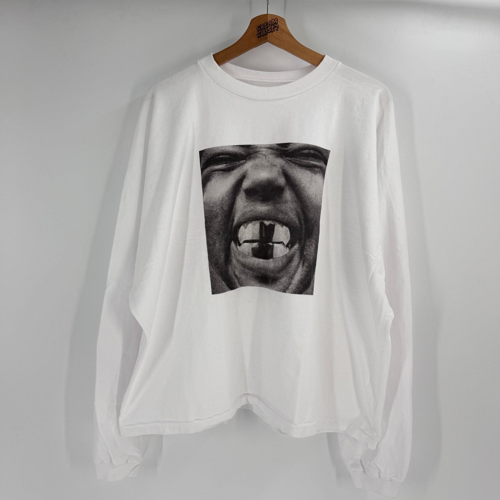 Kanye West Yeezy Bully Kanye West White Long Sleeve T Shirt Size 2