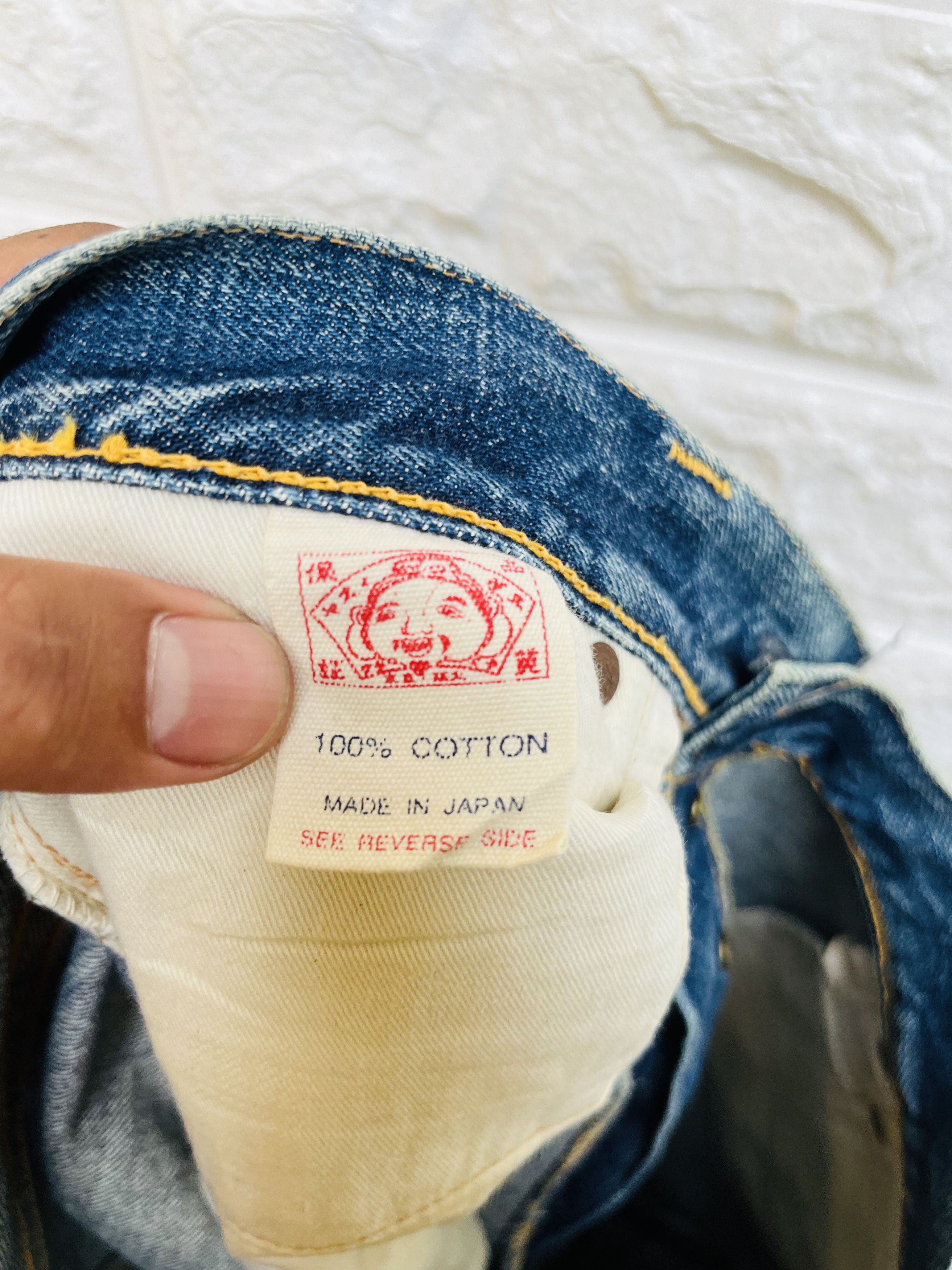 Evisu Vintage Evis Distressed Japanese Designer Fashion Style Size US 31 - 13 Thumbnail