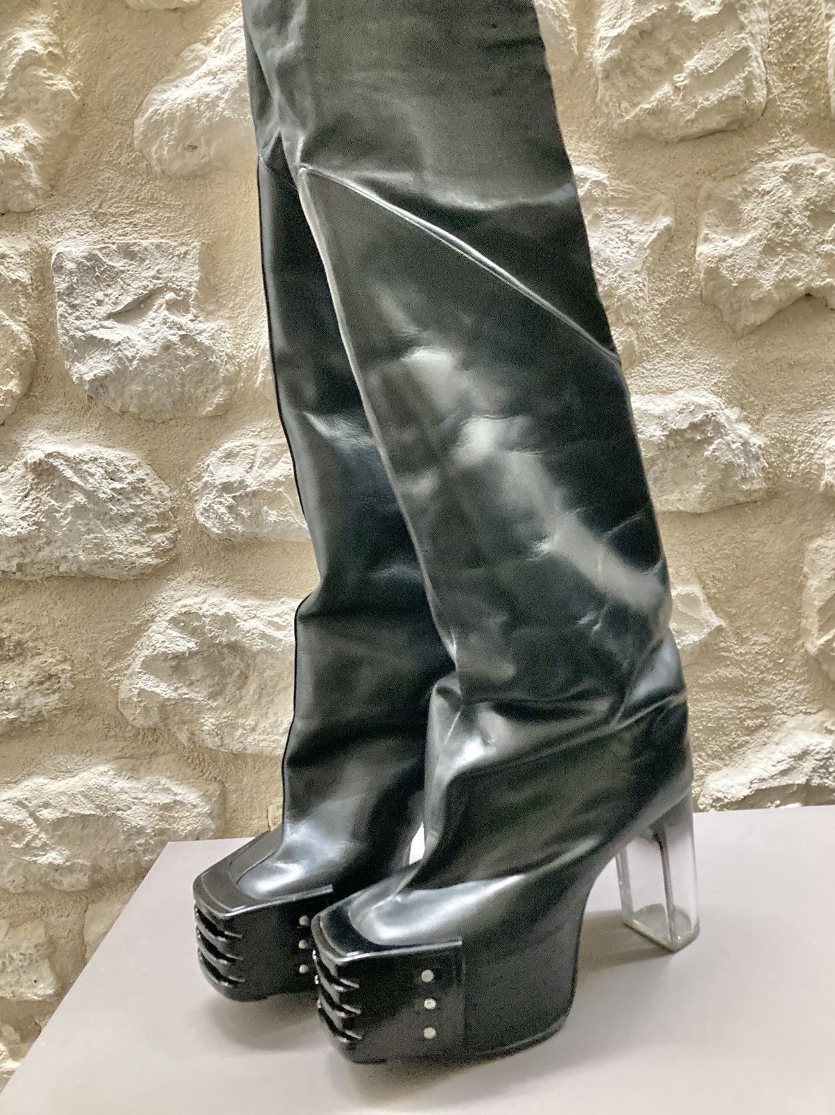 Rick Owens RICK OWENS Oblique Platforms Size US 9 / EU 42 - 1 Thumbnail