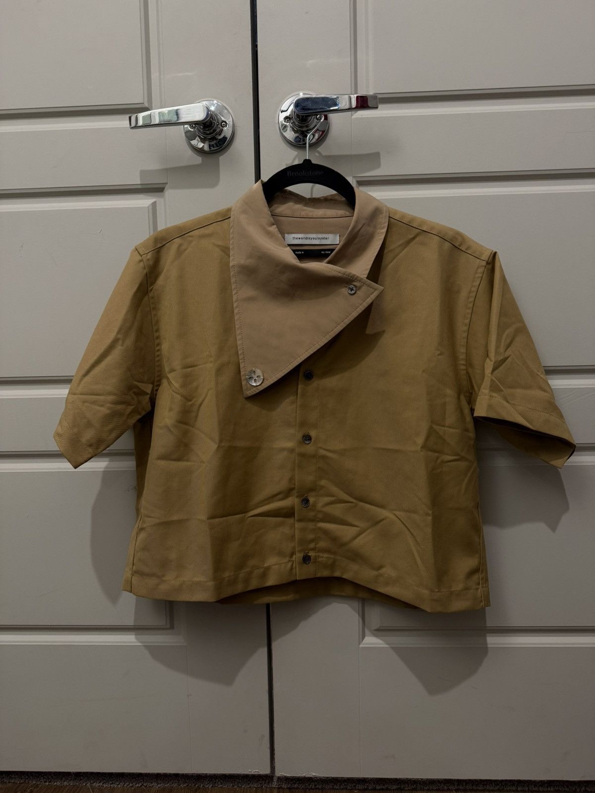 OPEN YY Beige Neckerchief Shirt Size US S / EU 44-46 / 1 - 2 Thumbnail
