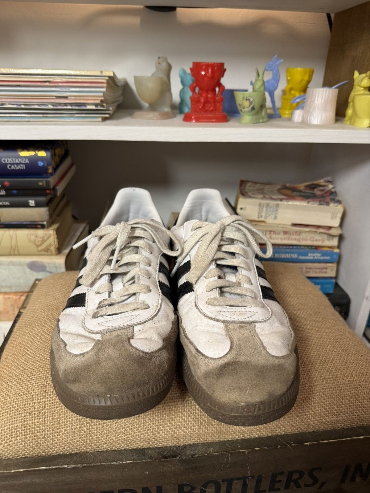 Adidas Adidas Samba White Sneakers 12 Size US 12 / EU 45 - 2 Thumbnail