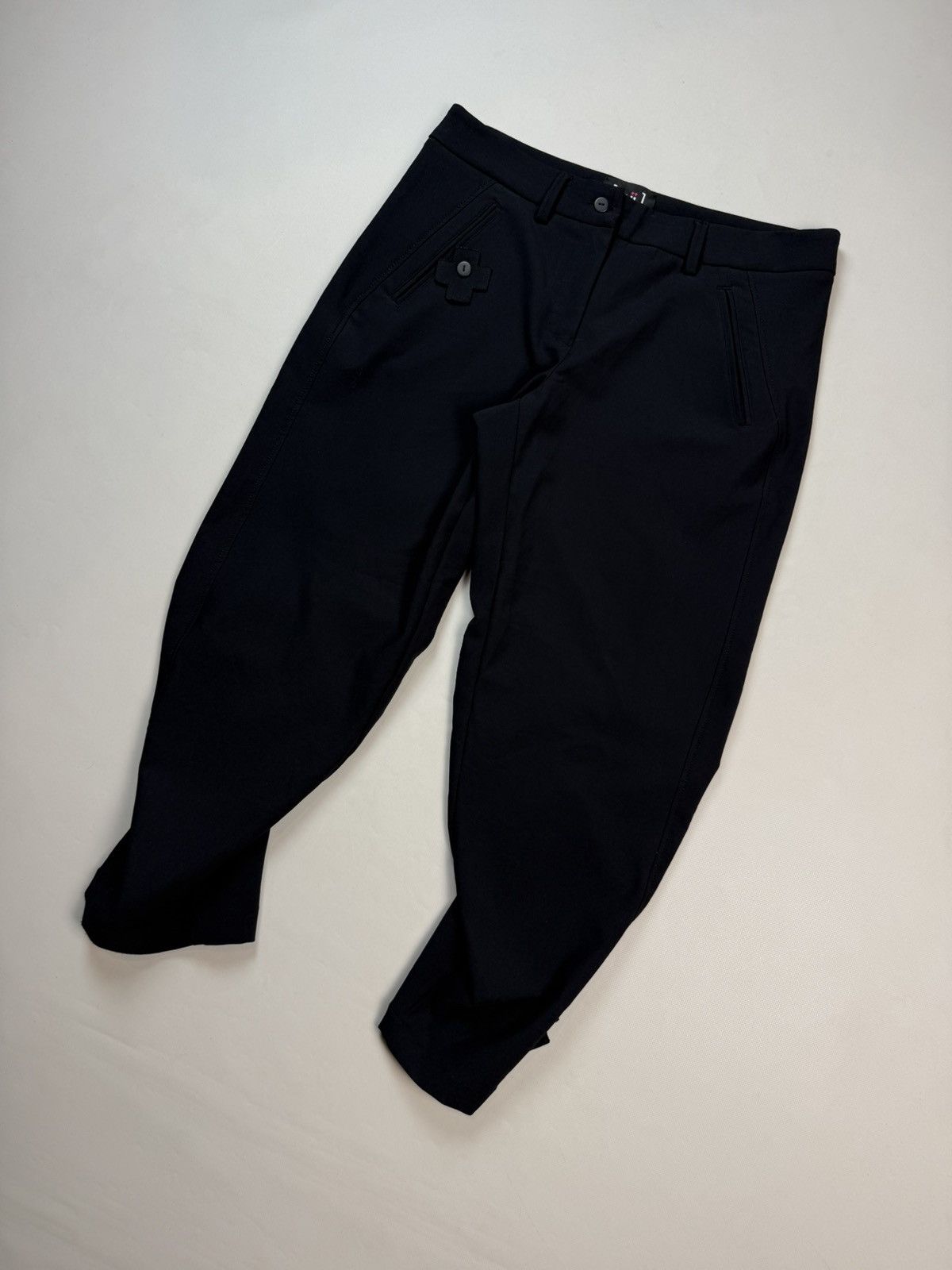 Other PLU ++ Ladies Avant-Garde Ankle Zip Lagenlook Pants Trousers Size 30" / US 8 / IT 44 - 4 Thumbnail
