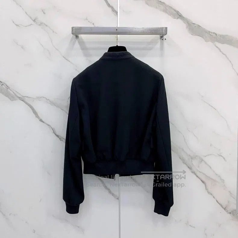 Hermes Hermes Black Collar Zipper Short Jacket Size XXS / US 00 / IT 34 - 2 Thumbnail