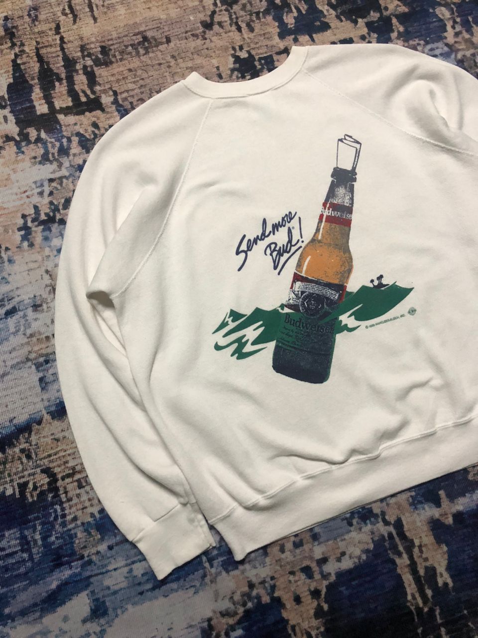 Budweiser Vintage 1989 Budweiser Crewneck Sweatshirt Size US L / EU 52-54 / 3 - 4 Thumbnail