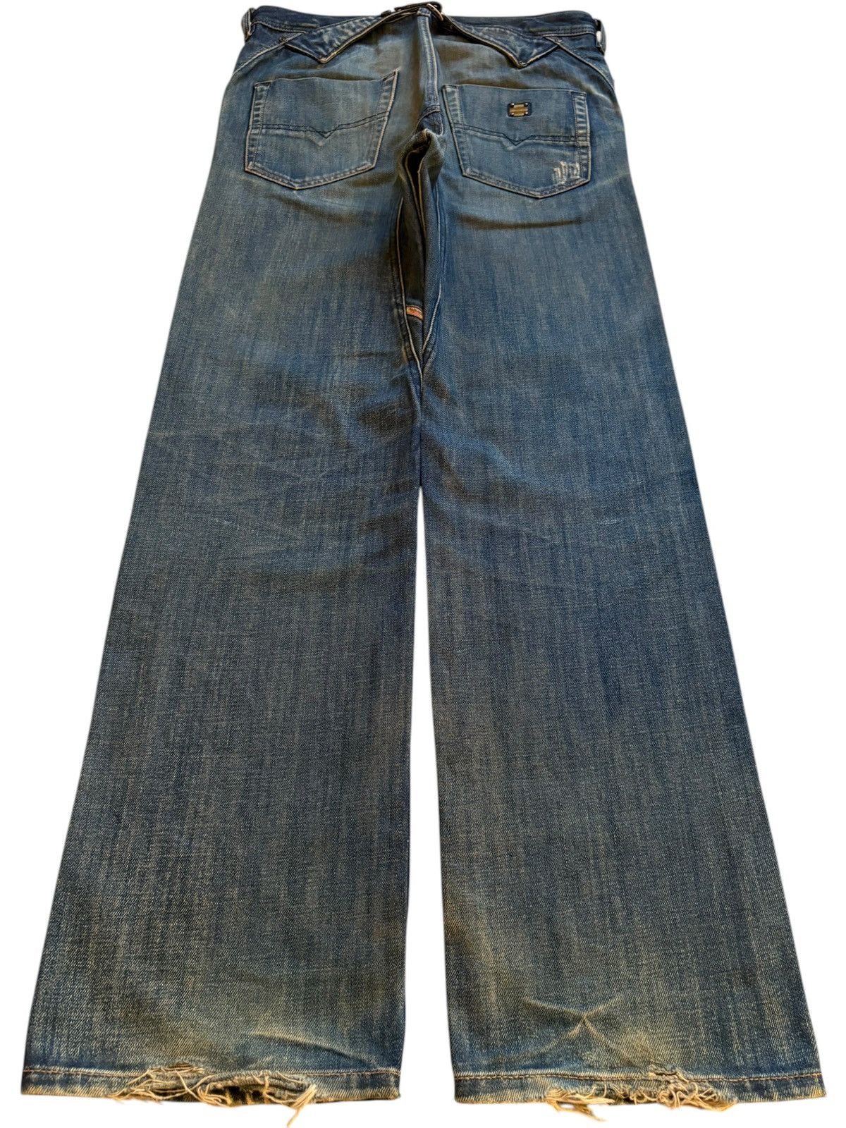 Diesel Vintage Diesel Pheyo Mud Wash Buckle Back Baggy Jeans Size US 32 / EU 48 - 2 Thumbnail