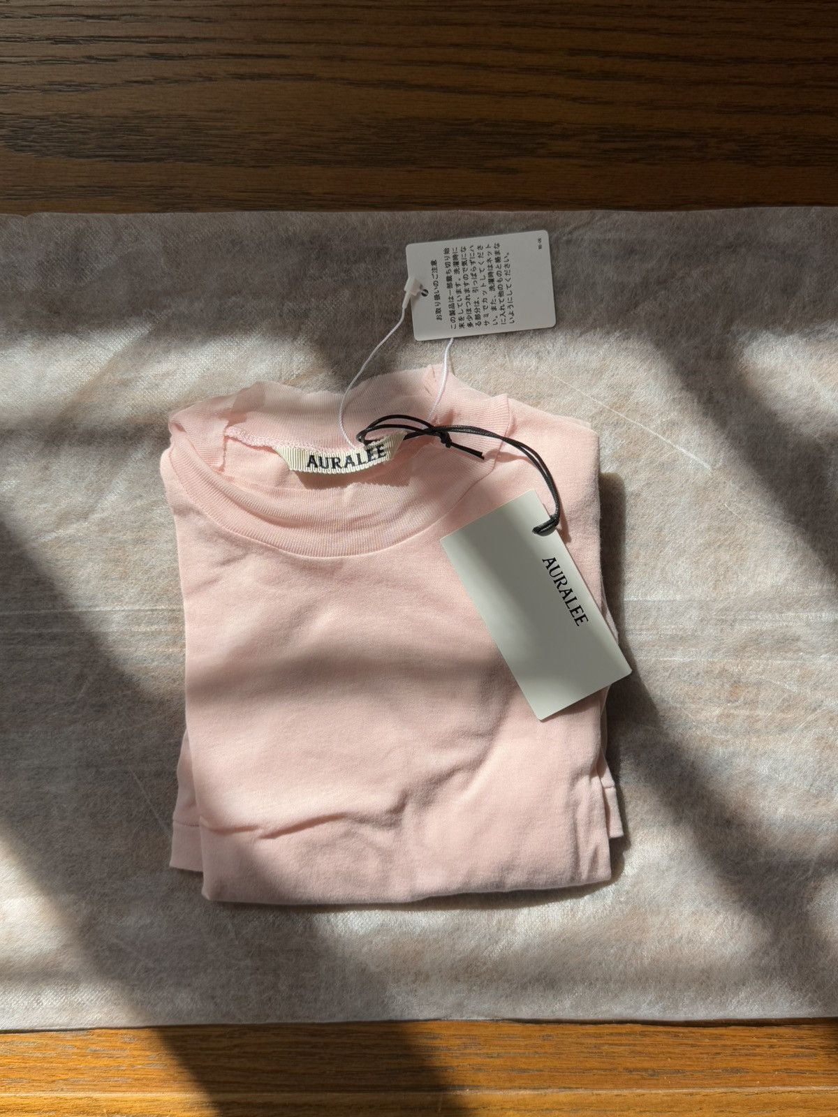 Auralee Auralee High Gauge Round Neck - Pink Size S / US 4 / IT 40 - 3 Thumbnail