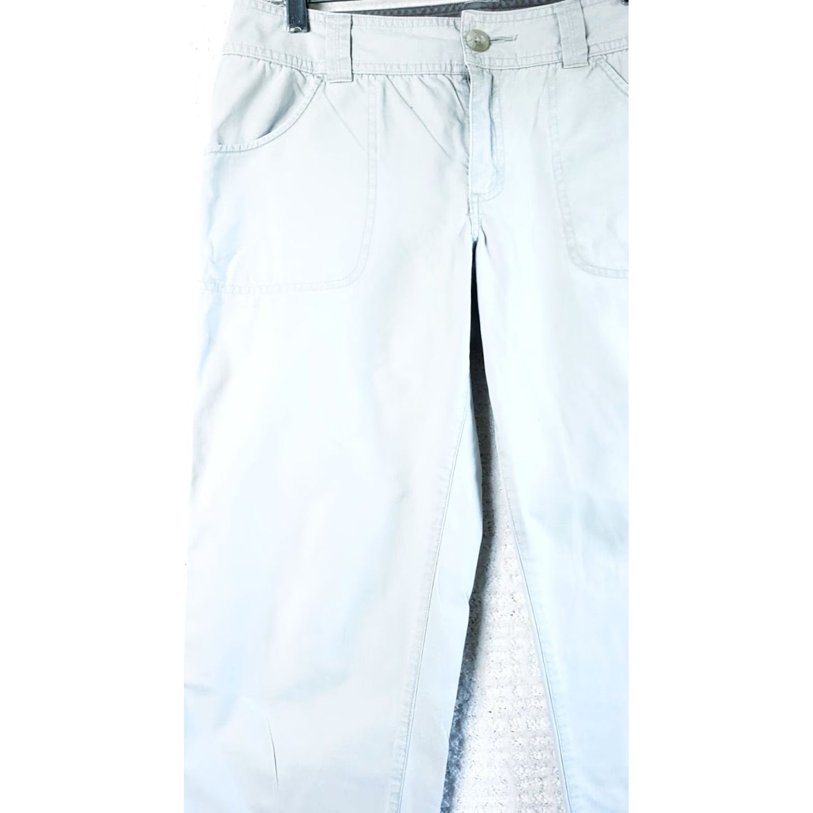 Vintage VINTAGE Columbia Khaki Hiking Pants Straight Leg Women 31x30 6 Beige Chino Comfort Casual Wool? Size 28" / US 6 / IT 42 - 3 Thumbnail