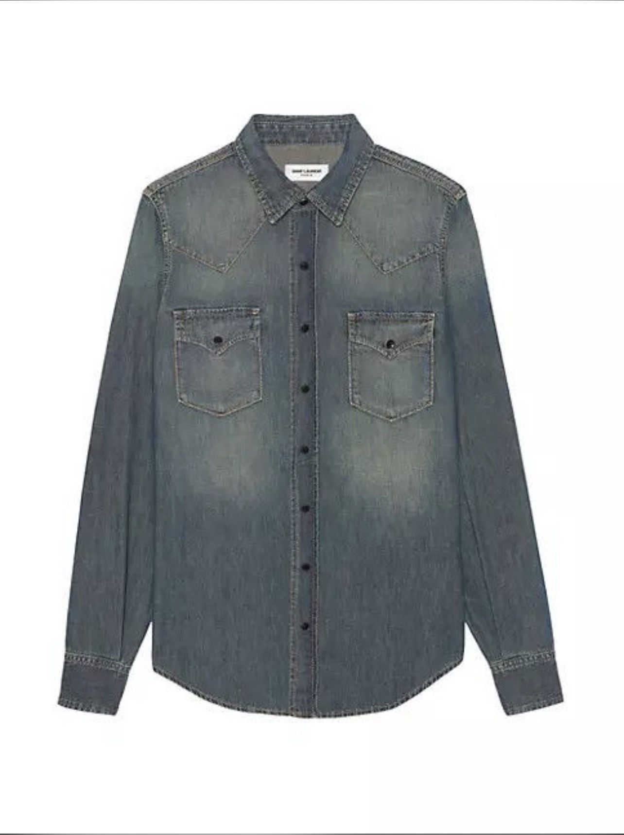 Saint Laurent Paris Saint Laurent Paris Western Denim Size L / US 10 / IT 46 - 3 Thumbnail