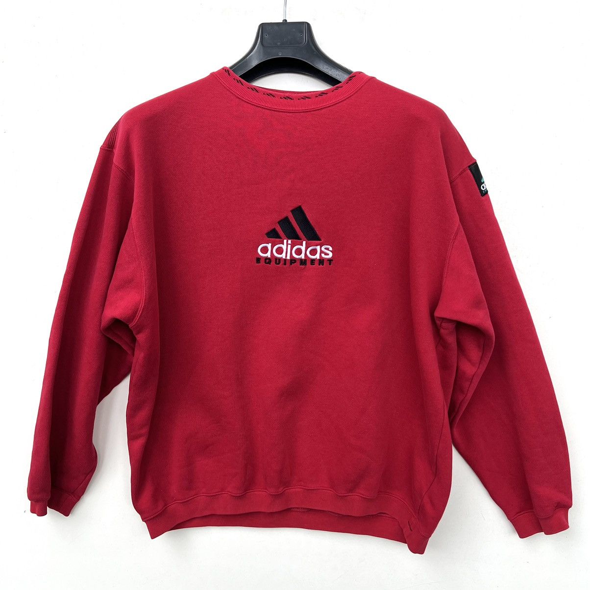 Adidas × Vintage Adidas equipment big logo sweatshirt vintage Size US XL / EU 56 / 4 - 1 Thumbnail