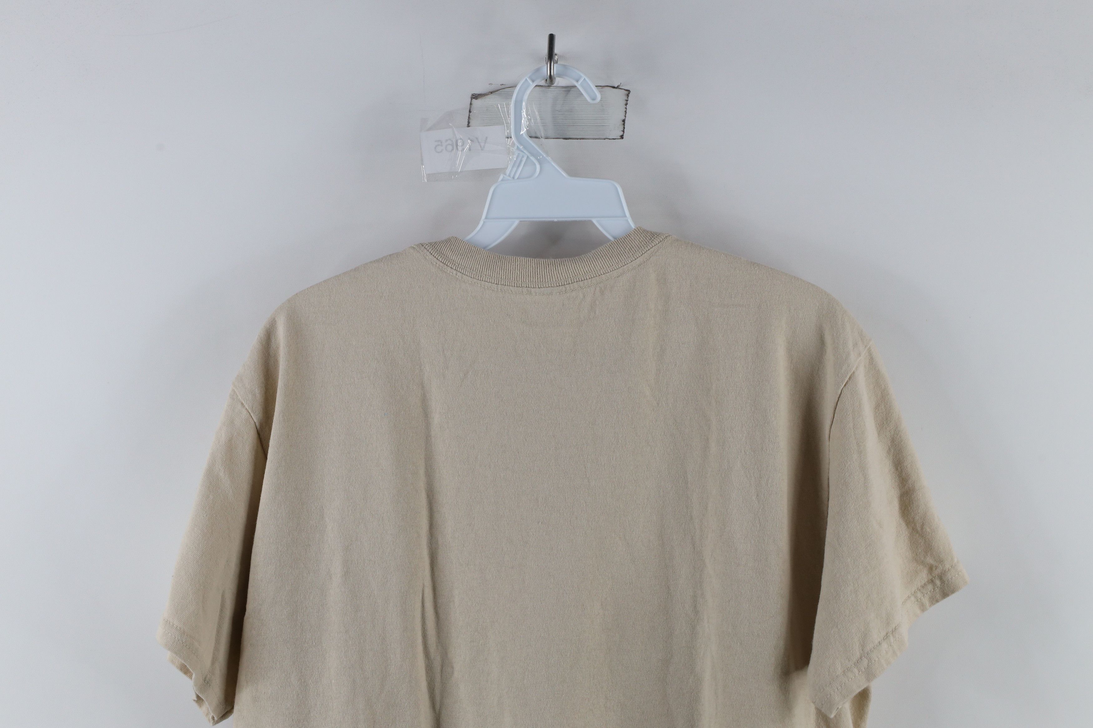 Vintage Vintage 90s Streetwear Short Sleeve T-Shirt Beige Cotton Size US S / EU 44-46 / 1 - 6 Thumbnail