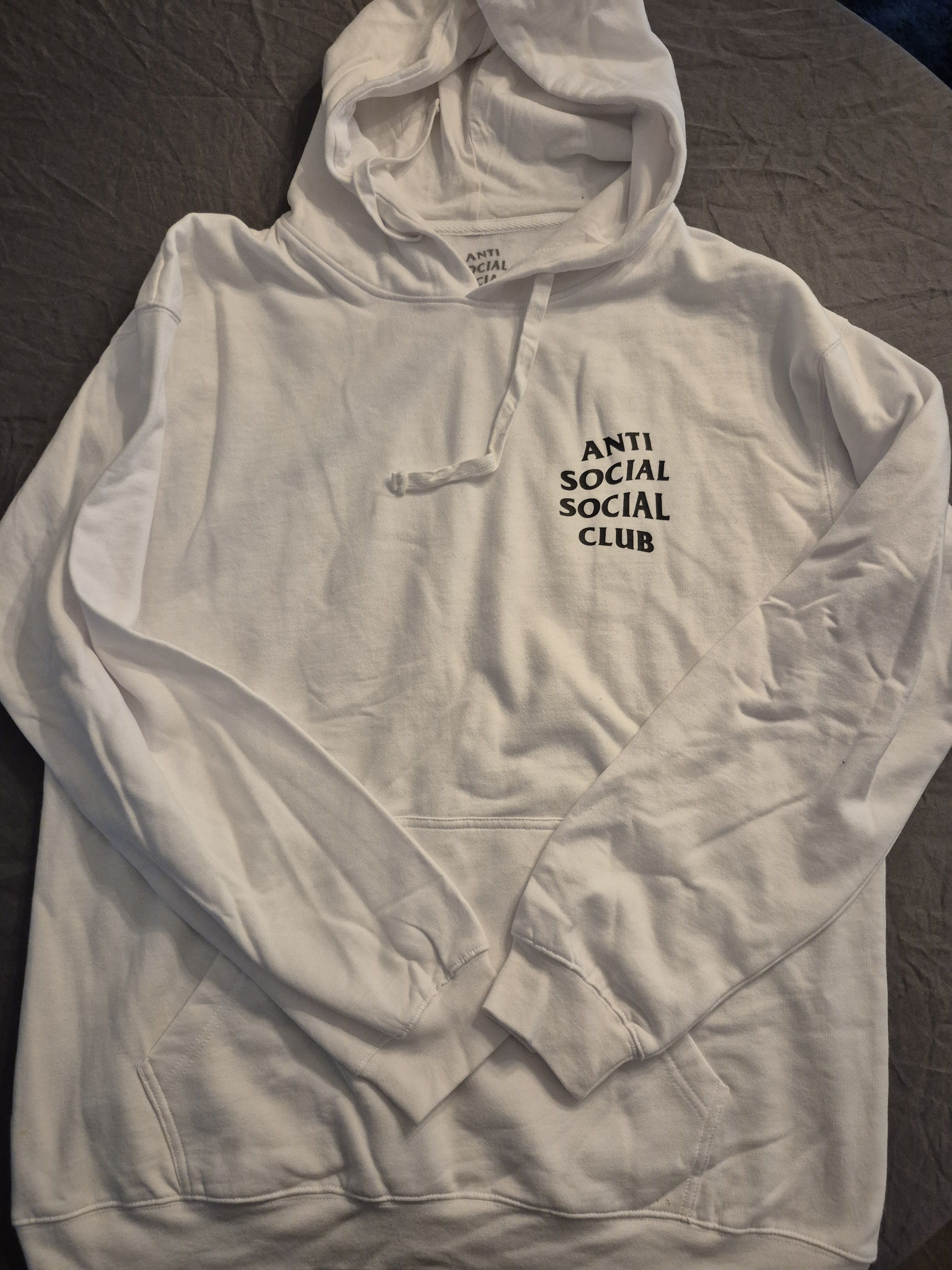 Anti Social Social Club Anti Social Social Club White Hoodie Size Large Size US L / EU 52-54 / 3 - 2 Thumbnail
