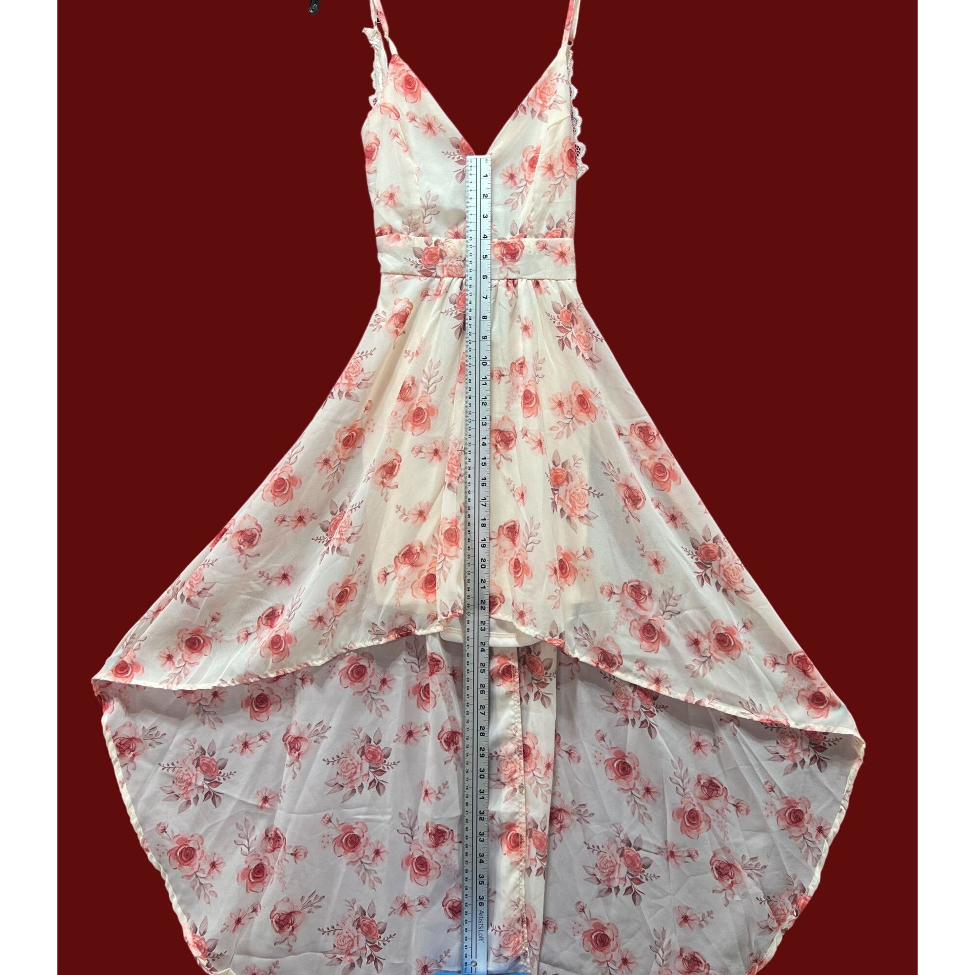 rue21 Rue 21 - Women's Summer Sleeveless High Low Hem Ruffle - Flo Size XS / US 0-2 / IT 36-38 - 6 Thumbnail