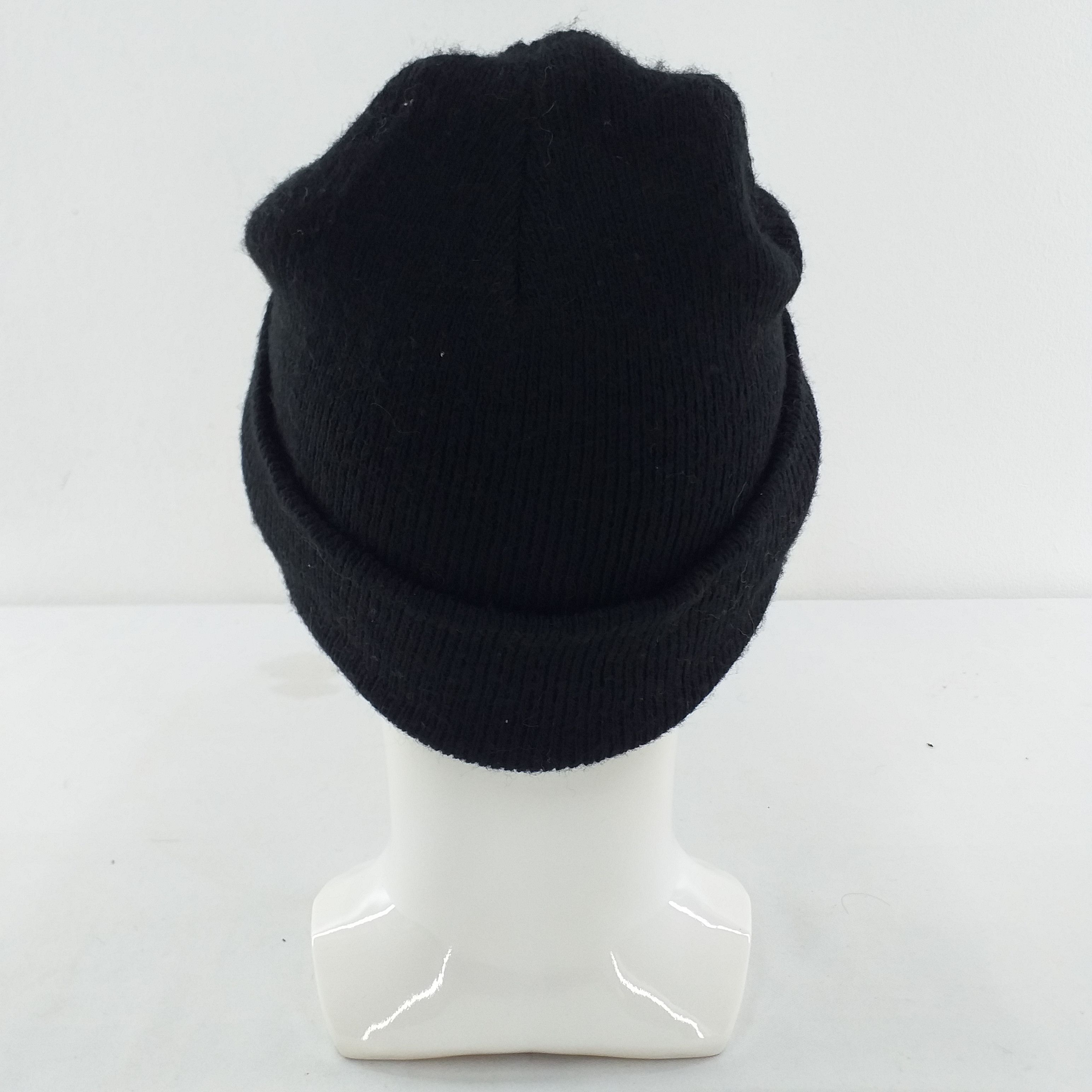 Japanese Brand Roxy Logo Embroidery Snow Cap Hat Beanie -BN199 Size ONE SIZE - 2 Thumbnail