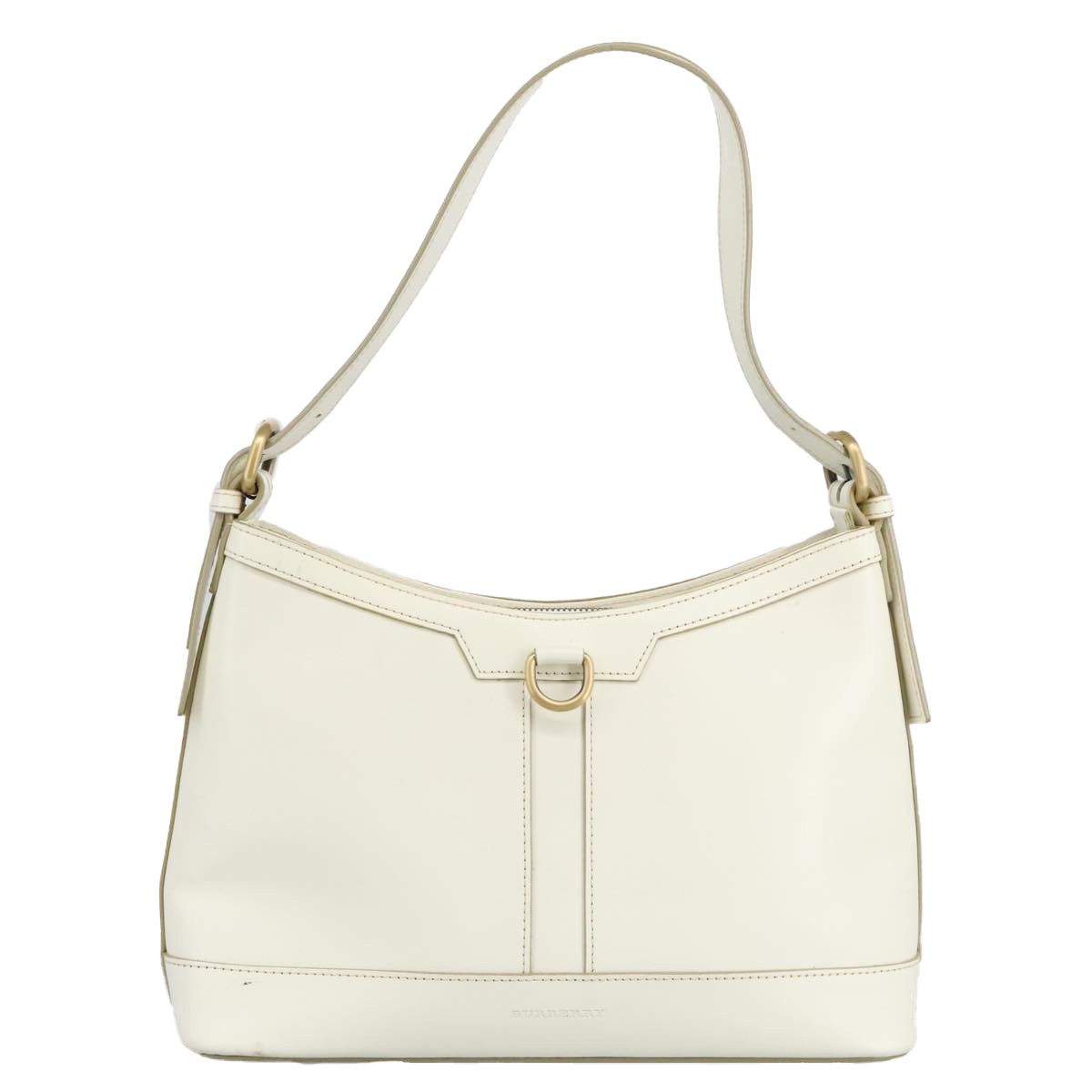 Burberry Beige Leather Shoulder Bag (Pre-Owned) Size ONE SIZE - 1 Thumbnail