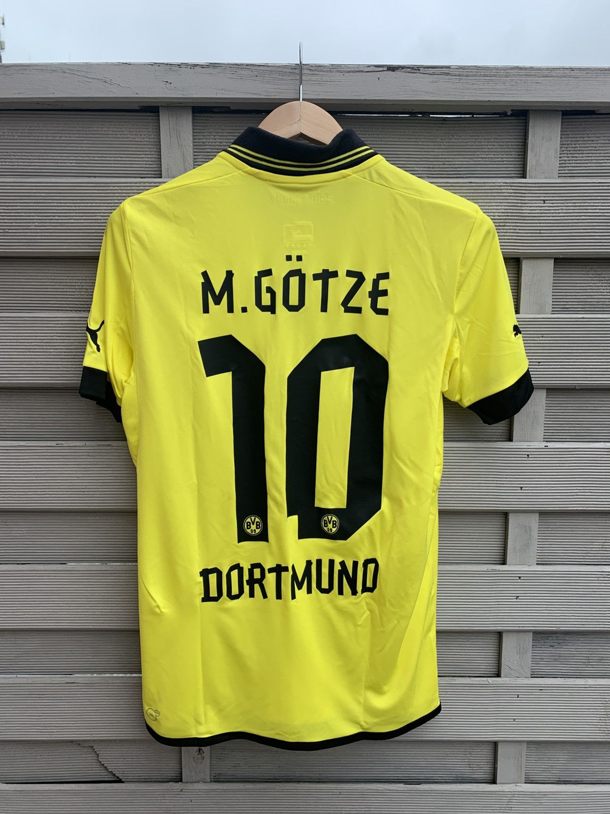 Puma Vintage Retro Puma Borussia Dortmund M. Götze 10 Jersey Size US S / EU 44-46 / 1 - 1 Thumbnail