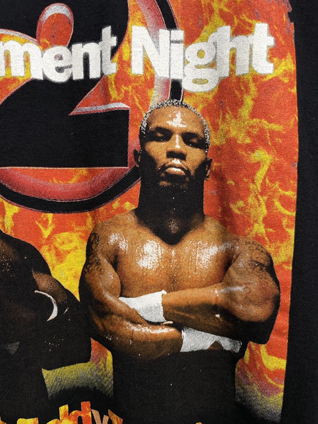 Vintage Vintage 90s Mike Tyson VS Holyfield Judgement Night T-Shirt Size US XL / EU 56 / 4 - 8 Thumbnail