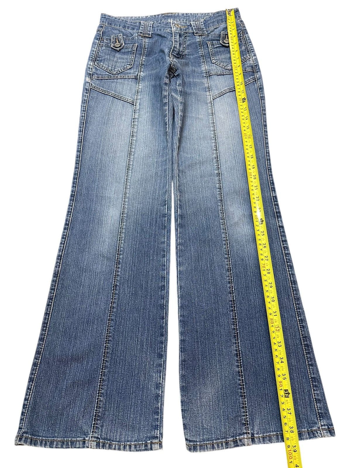 Japanese Brand Vintage Japanese Brand Faded Wash Avant Garde Baggy Jeans Size US 29 - 12 Thumbnail