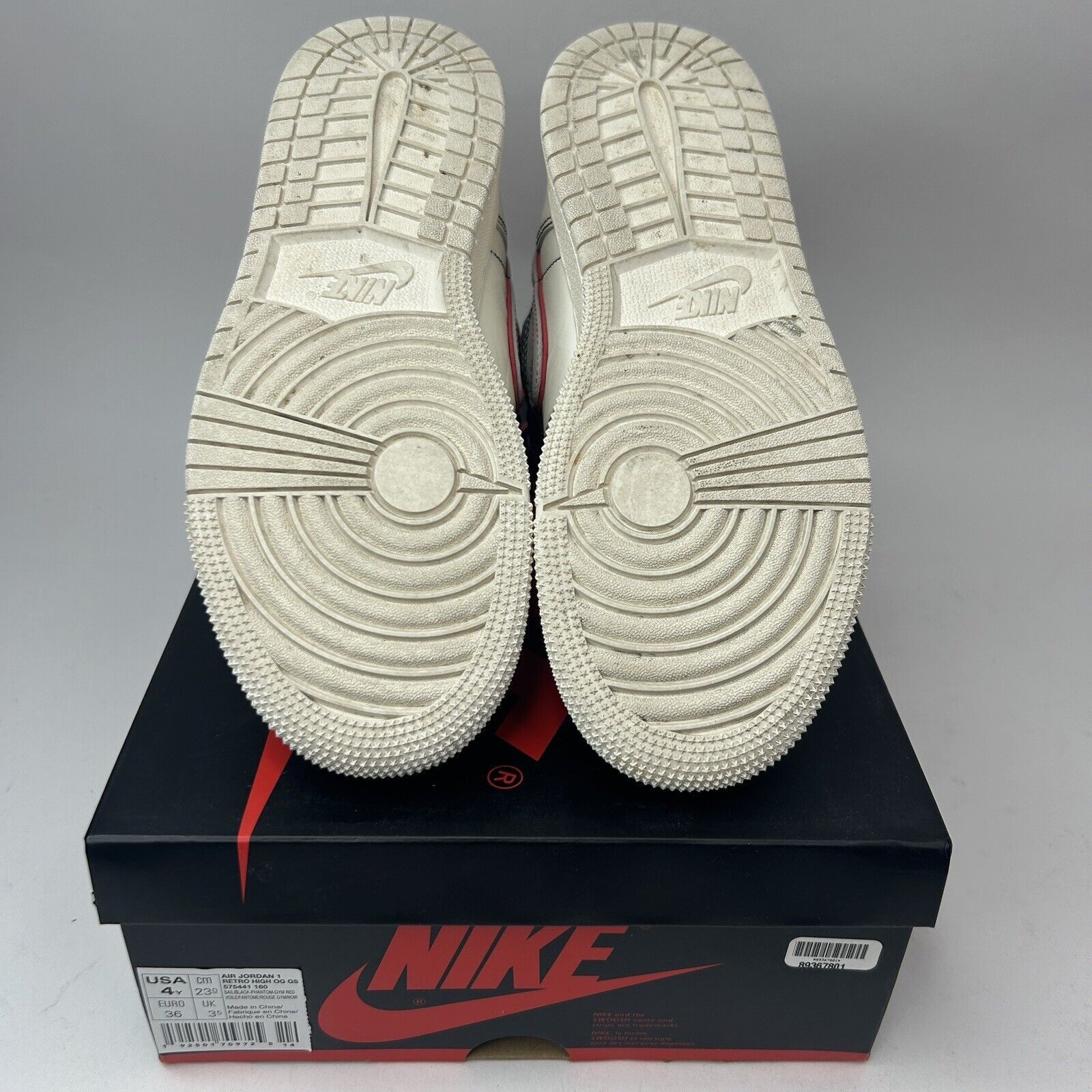 Nike Nike Air Jordan 1 High OG Retro “Phantom/Gym Red” 2023 Size US 5.5 / IT 35.5 - 7 Thumbnail
