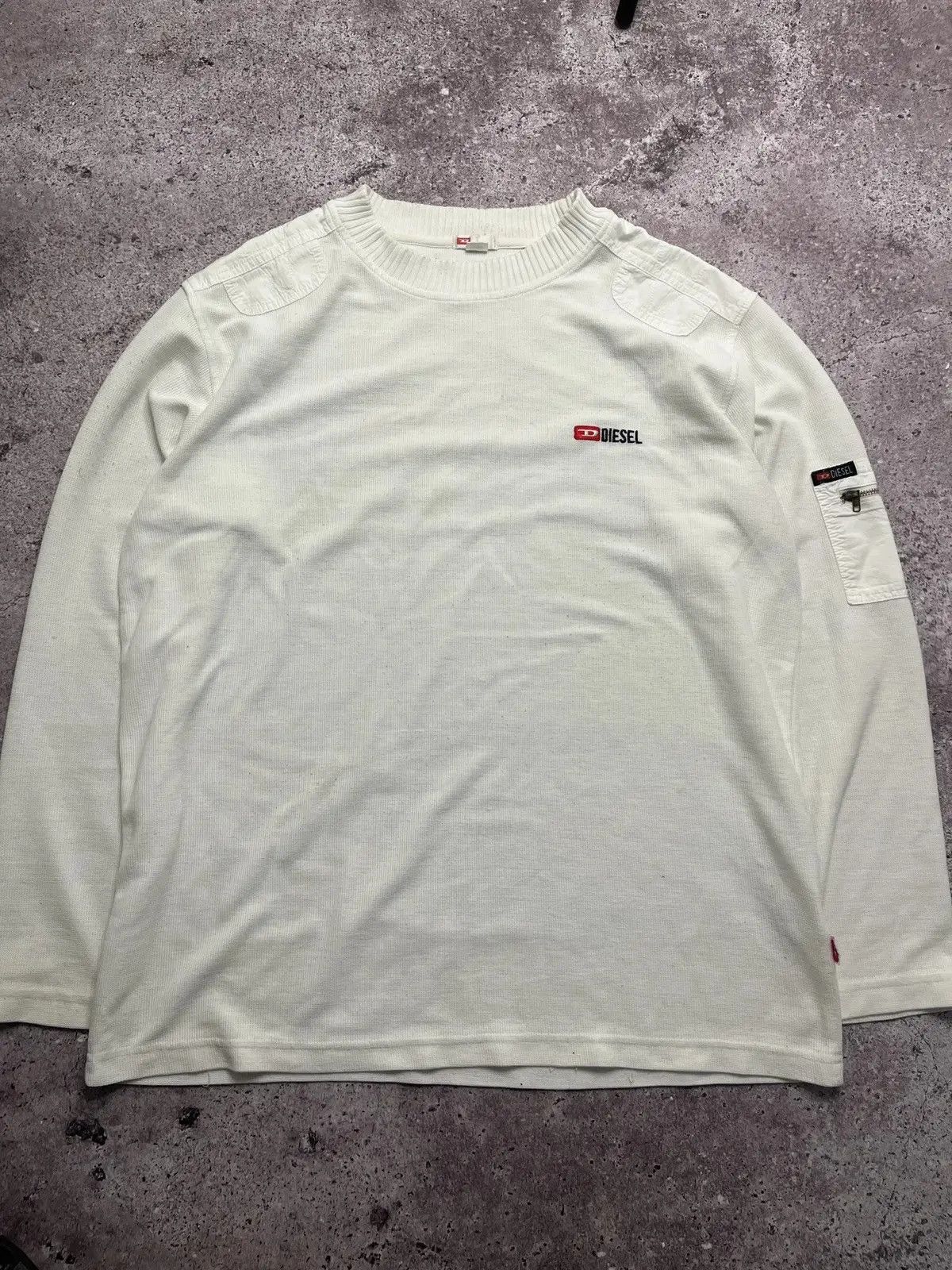 Diesel Diesel Vintage Long Sleeve Sweatshirt Size US XL / EU 56 / 4 - 1 Thumbnail