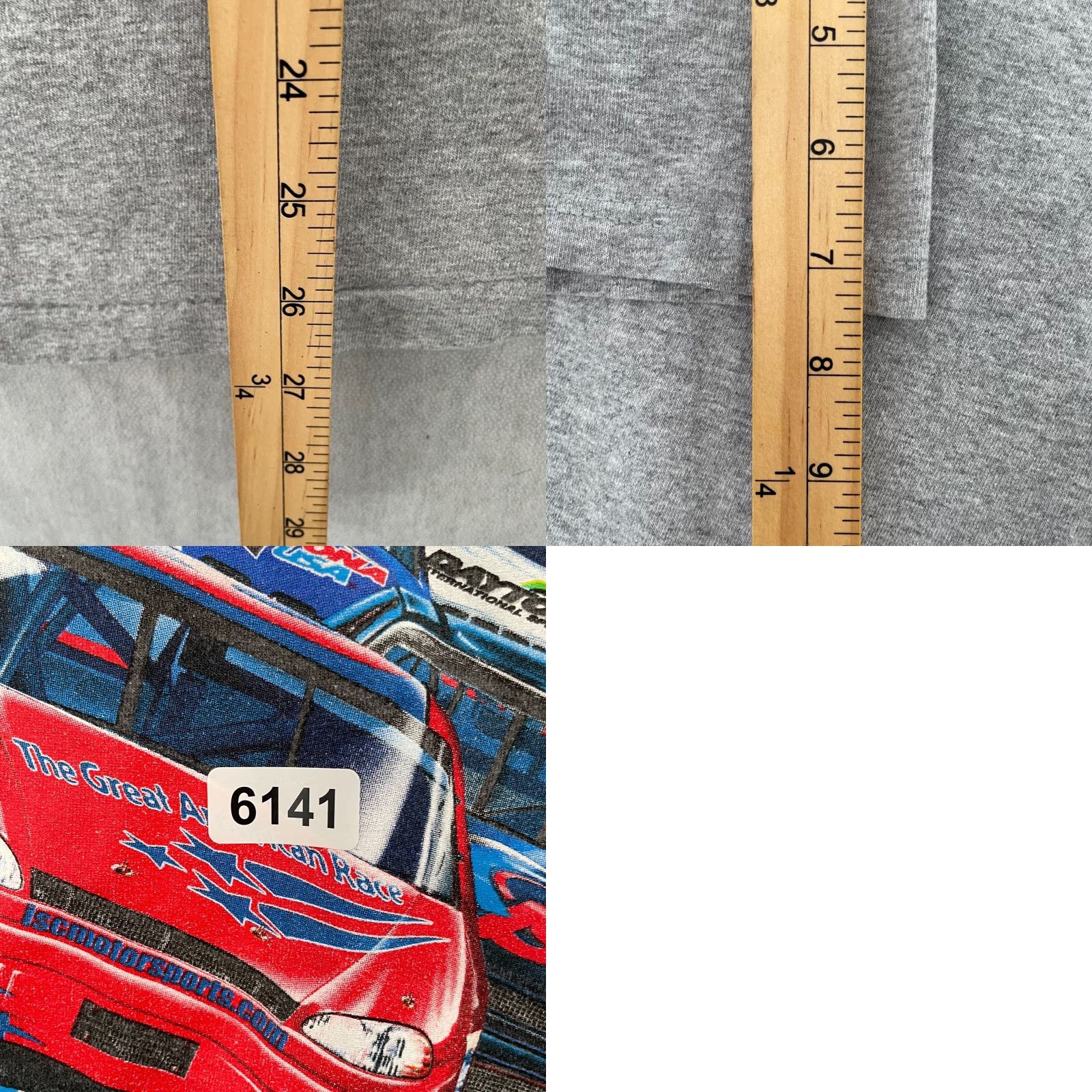 NASCAR VINTAGE Nascar Daytona 500 Shirt Adult Medium Tee Men Logo All Sport Crewneck M Gray Blue Size US M / EU 48-50 / 2 - 8 Thumbnail