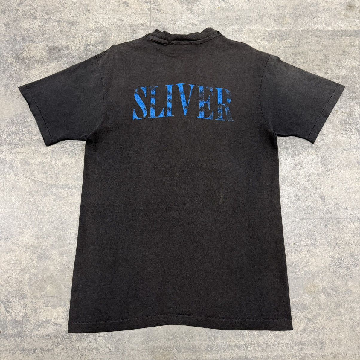 Vintage 1992 Vintage Nirvana Sliver Faded Thrashed Band Tee Size US L / EU 52-54 / 3 - 6 Thumbnail