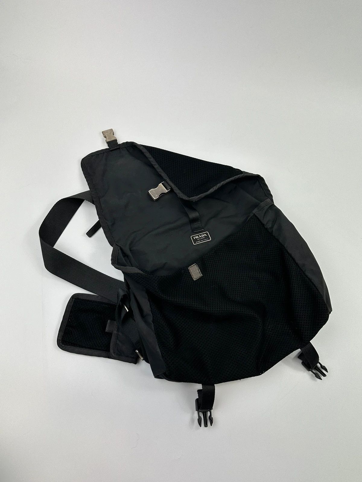 Prada Prada Sport SS1999 Mesh 2In1 CrossBody WaistBag Size ONE SIZE - 14 Thumbnail