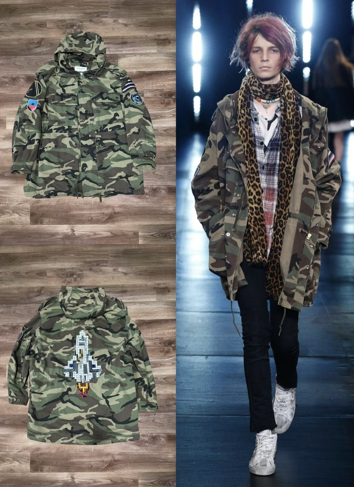 Saint Laurent Paris Saint Laurent Surf Sound Parka Hedi Slimane Size US M / EU 48-50 / 2 - 1 Thumbnail