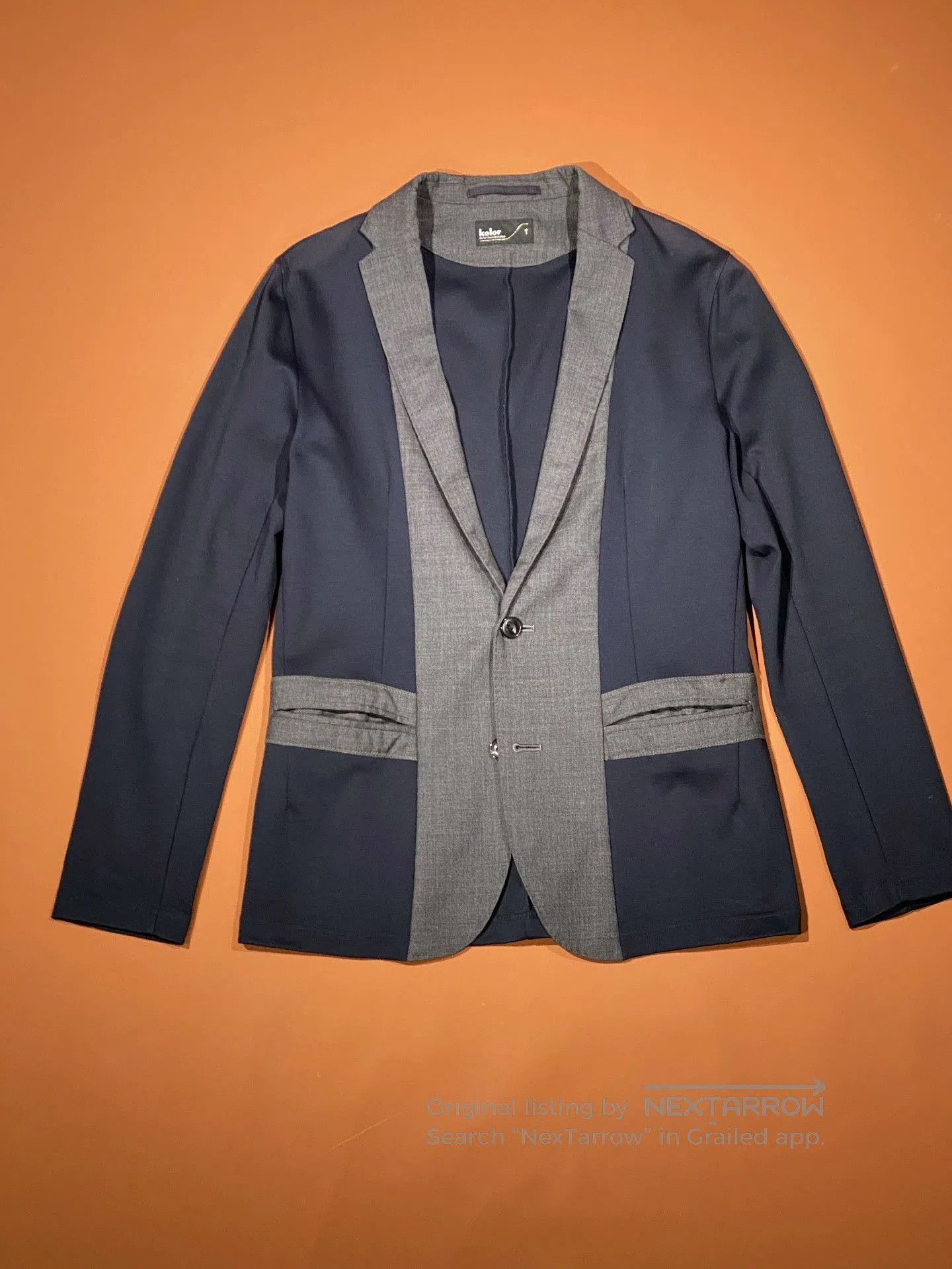 Kolor Kolor Japan Wool Colorblock Slim Blazer. Size US S / EU 44-46 / 1 - 1 Thumbnail