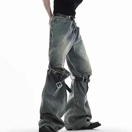 Japanese Brand × Jean Micro Flared Straight Jeans Size US 32 / EU 48 - 2 Thumbnail