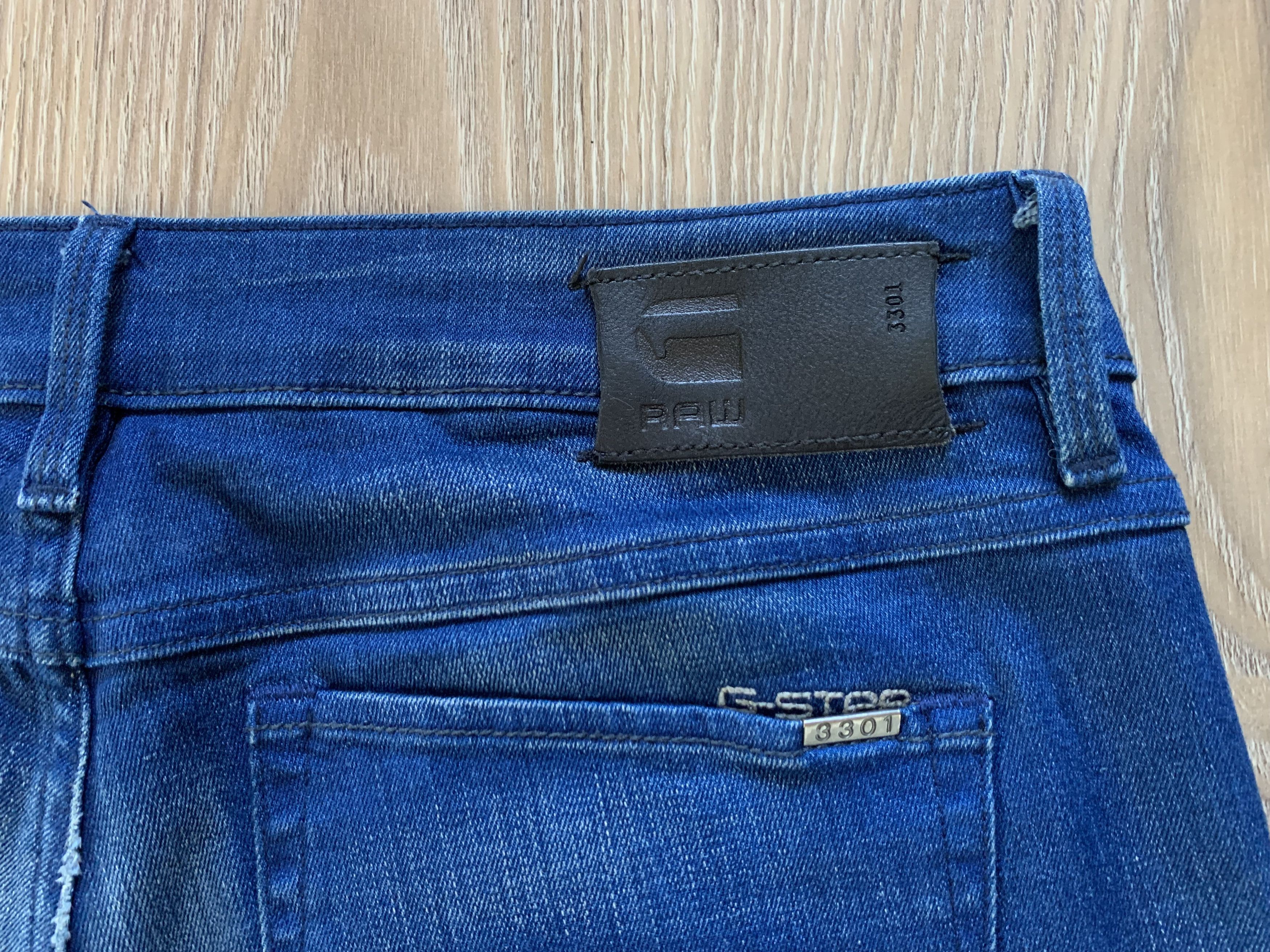 Denime × G-Star G-Star Raw 3301 Contour Skinny Jeans Size 31" - 7 Thumbnail