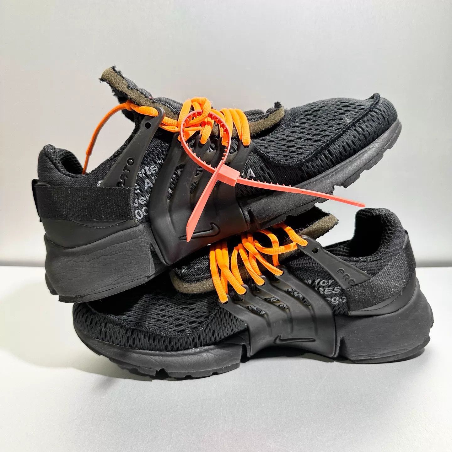Nike ow x presto black 47.5 worn once mint Size US 14 / EU 47 - 4 Thumbnail