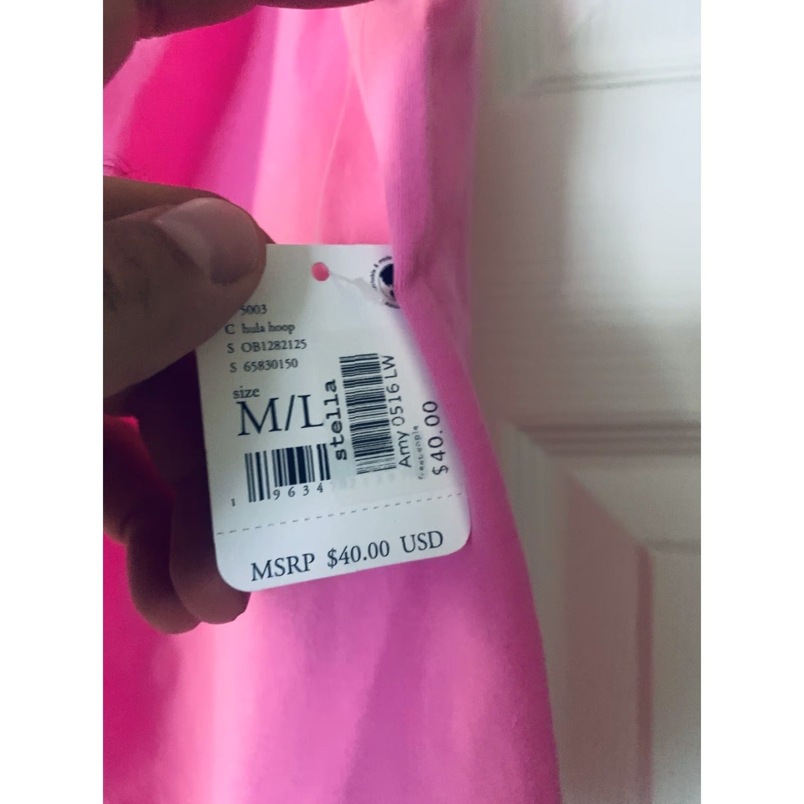 Free People VINTAGE Intimately Free People Pink Bodysuit M/L Top Boho Women’s Tank Strap Wide Strap Womens M/L Pink Size M / US 6-8 / IT 42-44 - 3 Thumbnail
