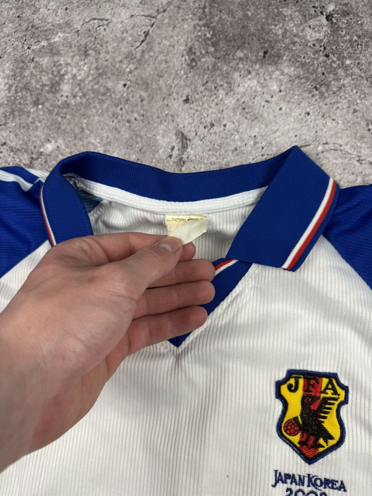 Asics 1998 Retro Vintage Asics Soccer Jersey National Team Size US L / EU 52-54 / 3 - 4 Thumbnail