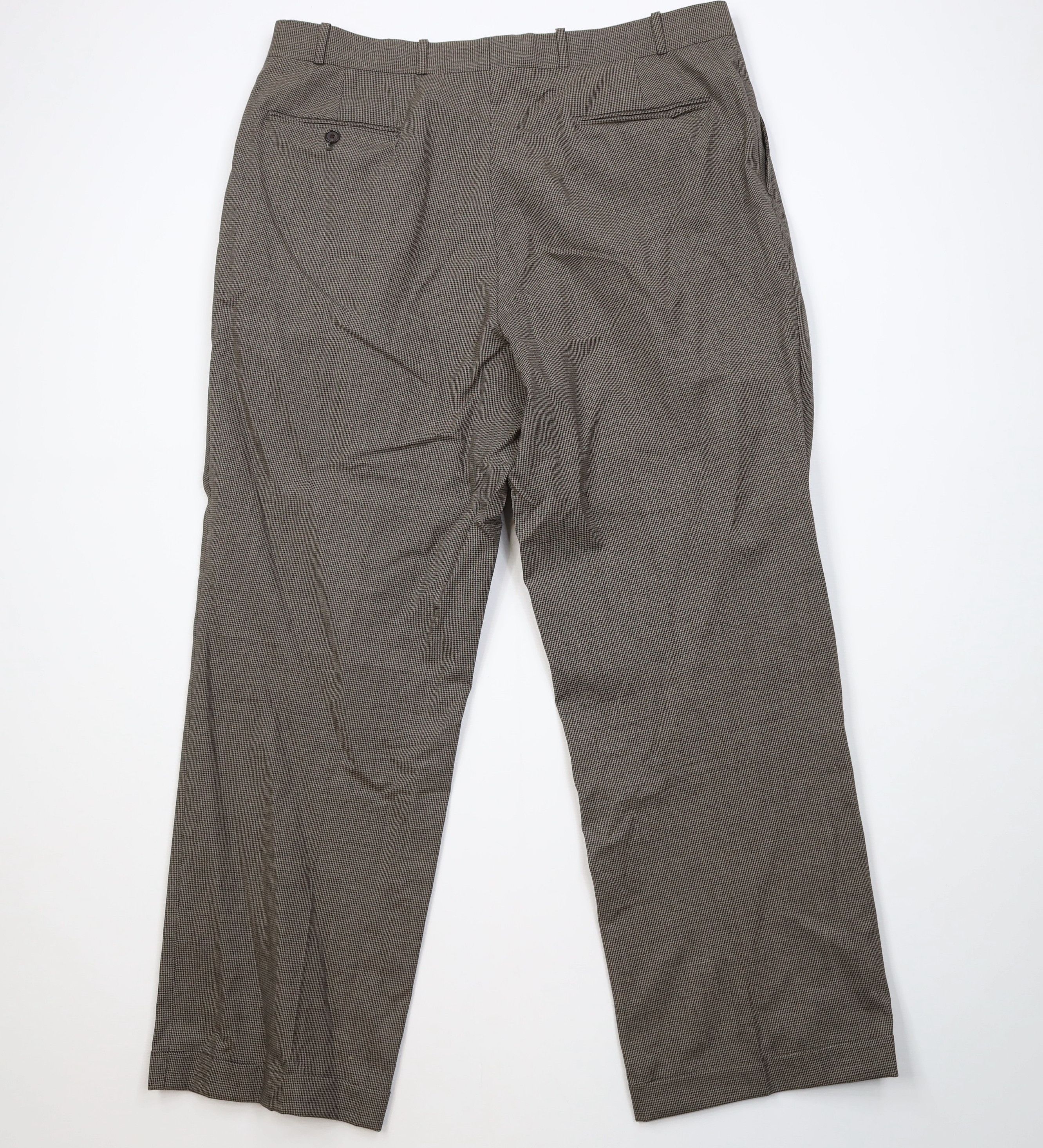 Vintage Vintage 90s Streetwear Wool Houndstooth Knit Wide Leg Pants Size US 38 / EU 54 - 10 Thumbnail