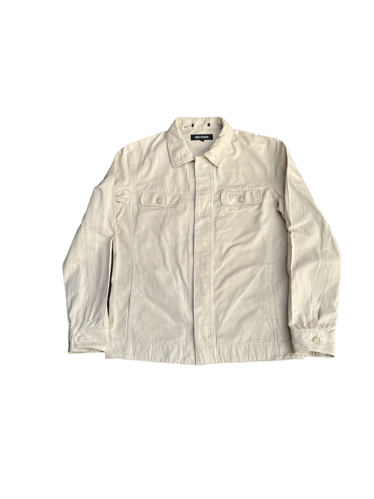 Designer × Issey Miyake × Japanese Brand Ined Homme Herringbong Twill Jacket Size M / US 6-8 / IT 42-44 - 1 Thumbnail