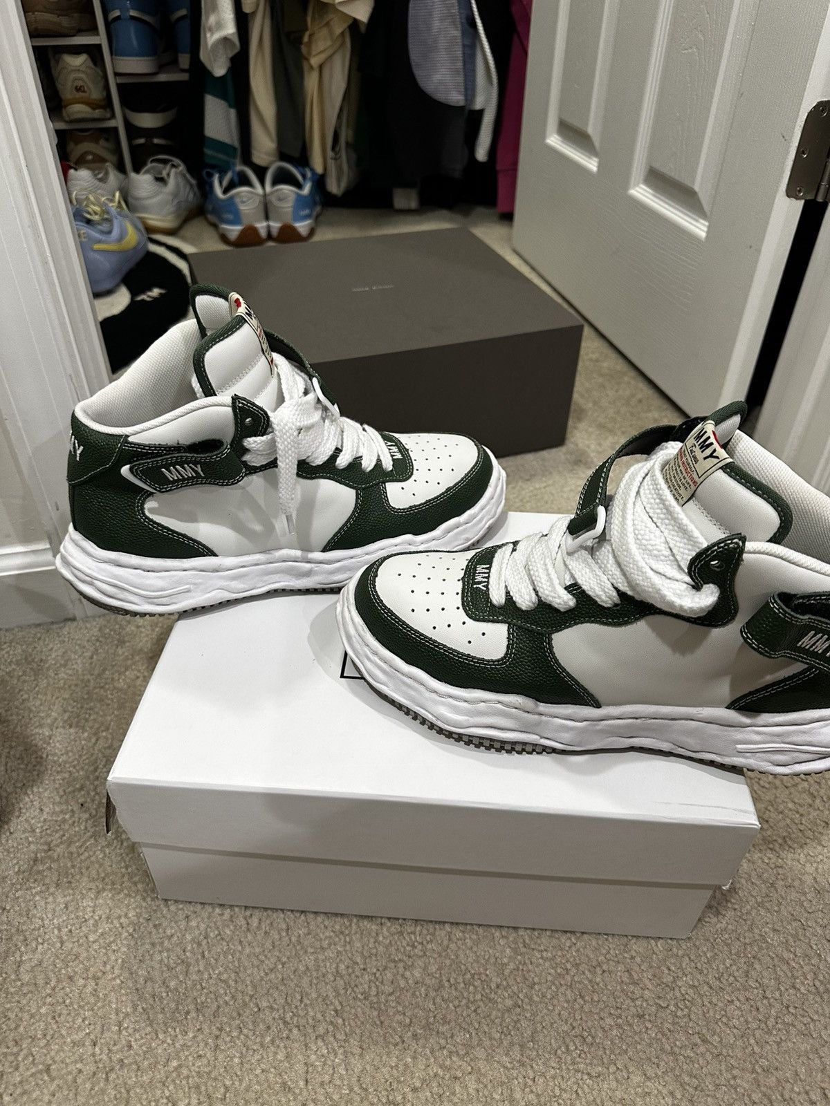 Maison MIHARA YASUHIRO Maison MIHARA YASUHIRO Wayne high-too Sneakers Size US 12 / EU 45 - 1 Thumbnail