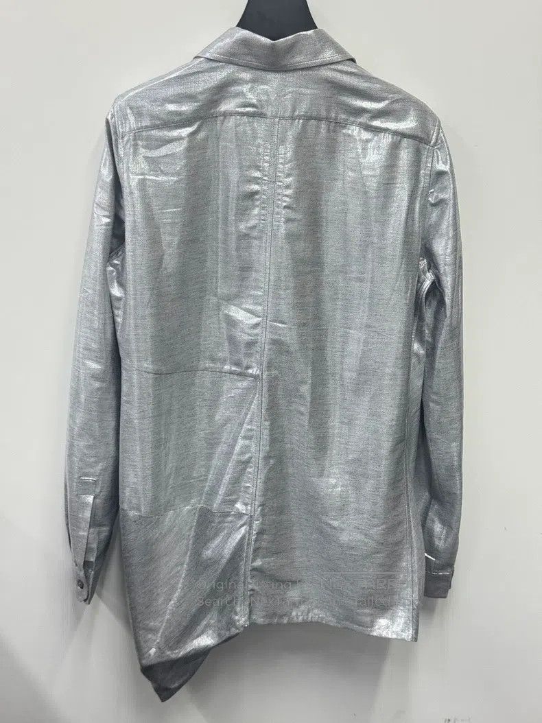 Rick Owens Rick Owens Silver Shiny Jacket Size XS / US 0-2 / IT 36-38 - 3 Thumbnail