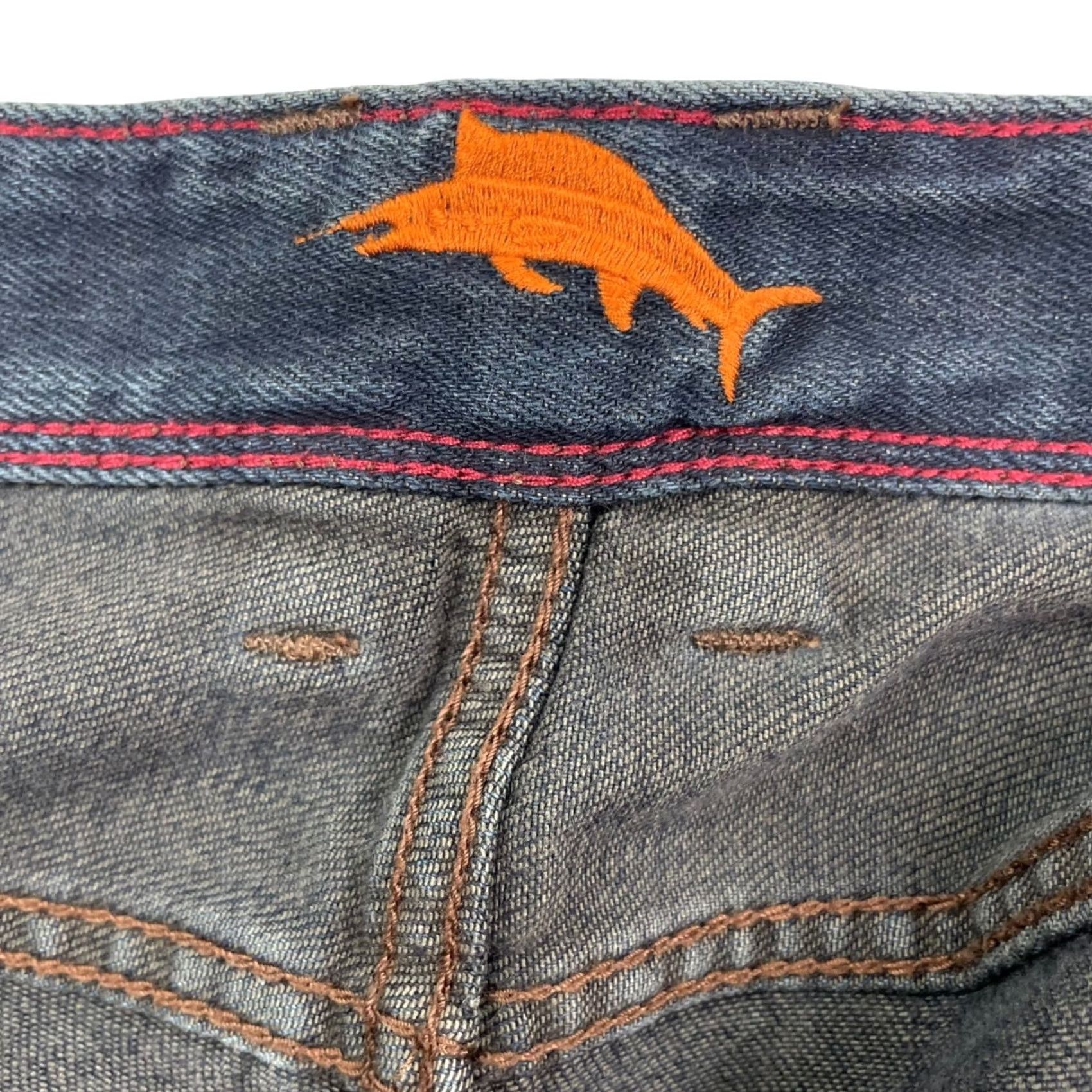 Tommy Bahama Tommy Bahama Jeans Men's Straight Leg Medium Wash Blue 40x24 Regular Fit Denim 5-Pocket Cotton Polyester Size US 40 / EU 56 - 4 Thumbnail