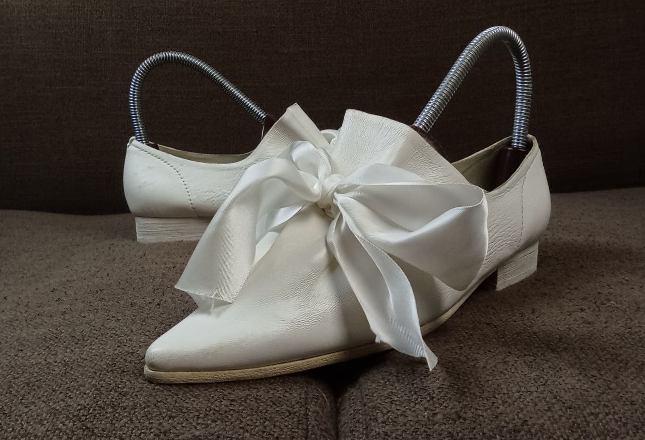 Uma Wang UMA WANG - s/s'14 - Ribbon Lace Silk - Pointed toe - Leather Size US 4 / IT 34 - 7 Thumbnail