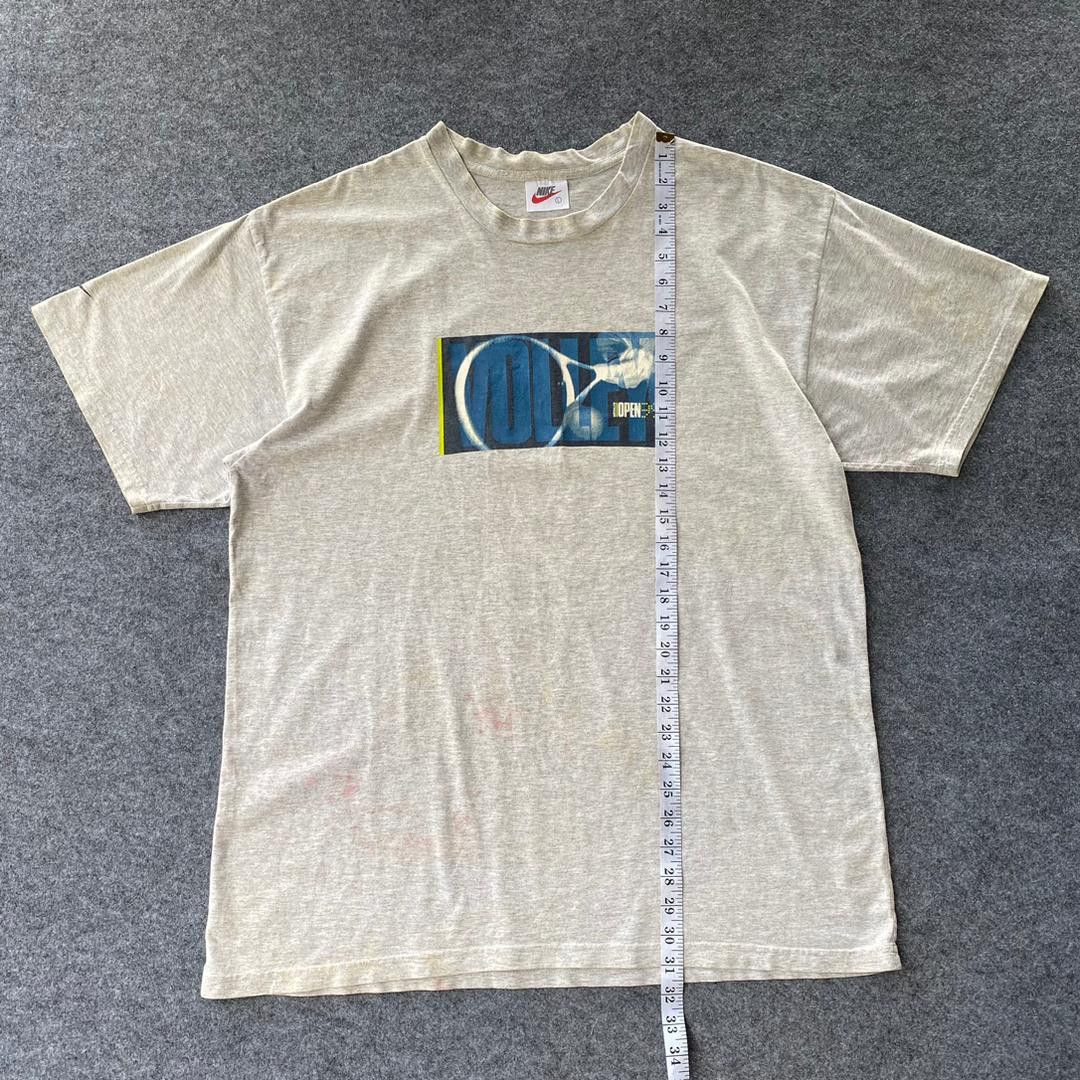 Nike Vintage Nike Wilbeldon Tenis open Tour 99 Tshirt Size US L / EU 52-54 / 3 - 3 Thumbnail