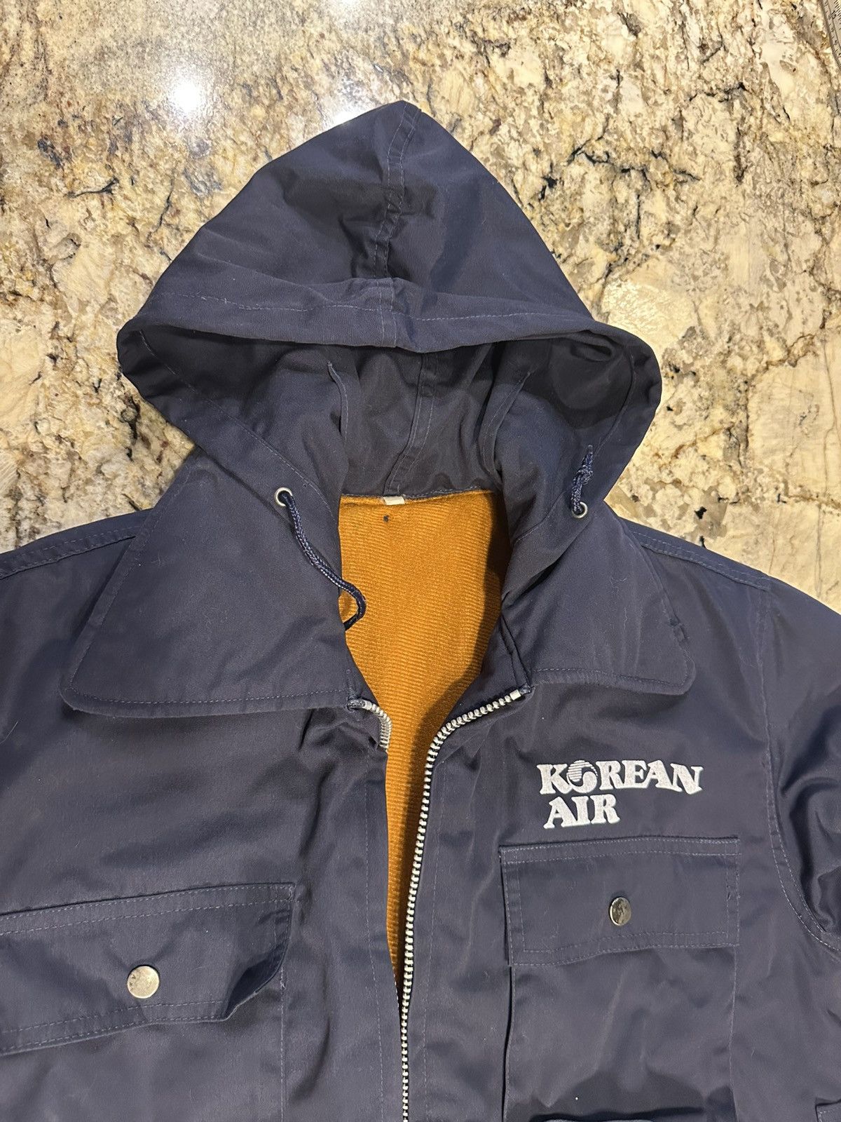 Other × Vintage Korean air flight jacket vintage heavyweight Size US L / EU 52-54 / 3 - 4 Thumbnail