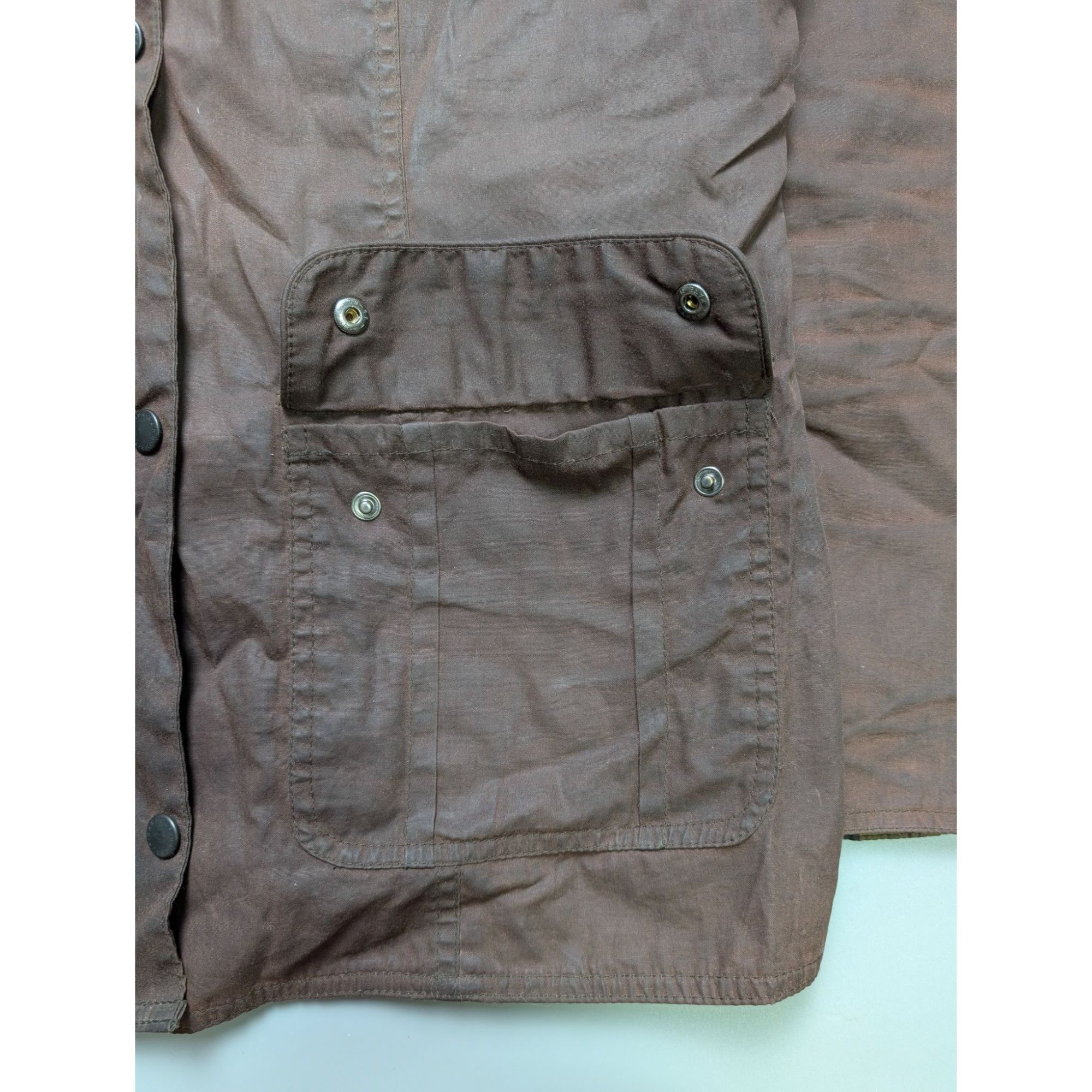 Barbour Barbour Flyweight Wax Utility Waxed Jacket (Y1095) Size XL / US 12-14 / IT 48-50 - 4 Thumbnail