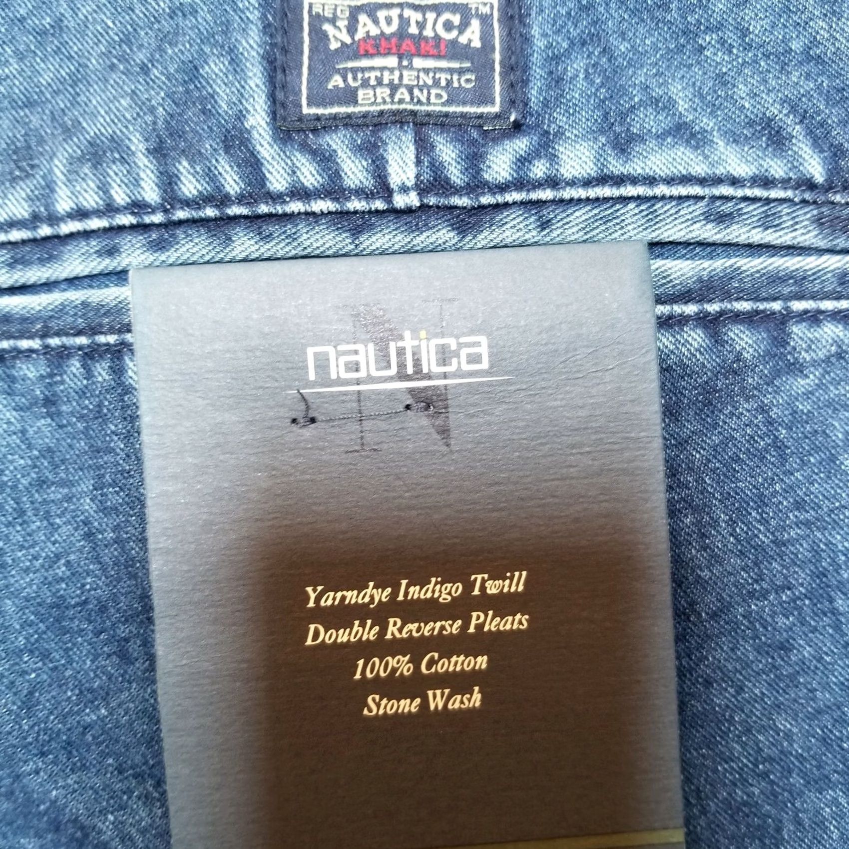 Nautica Nautica Jeans Shorts Cabin Pleated Front Blue 38 Regular Adults Women Cotton Denim Casual Shorts Size 26" / US 2 / IT 38 - 3 Thumbnail