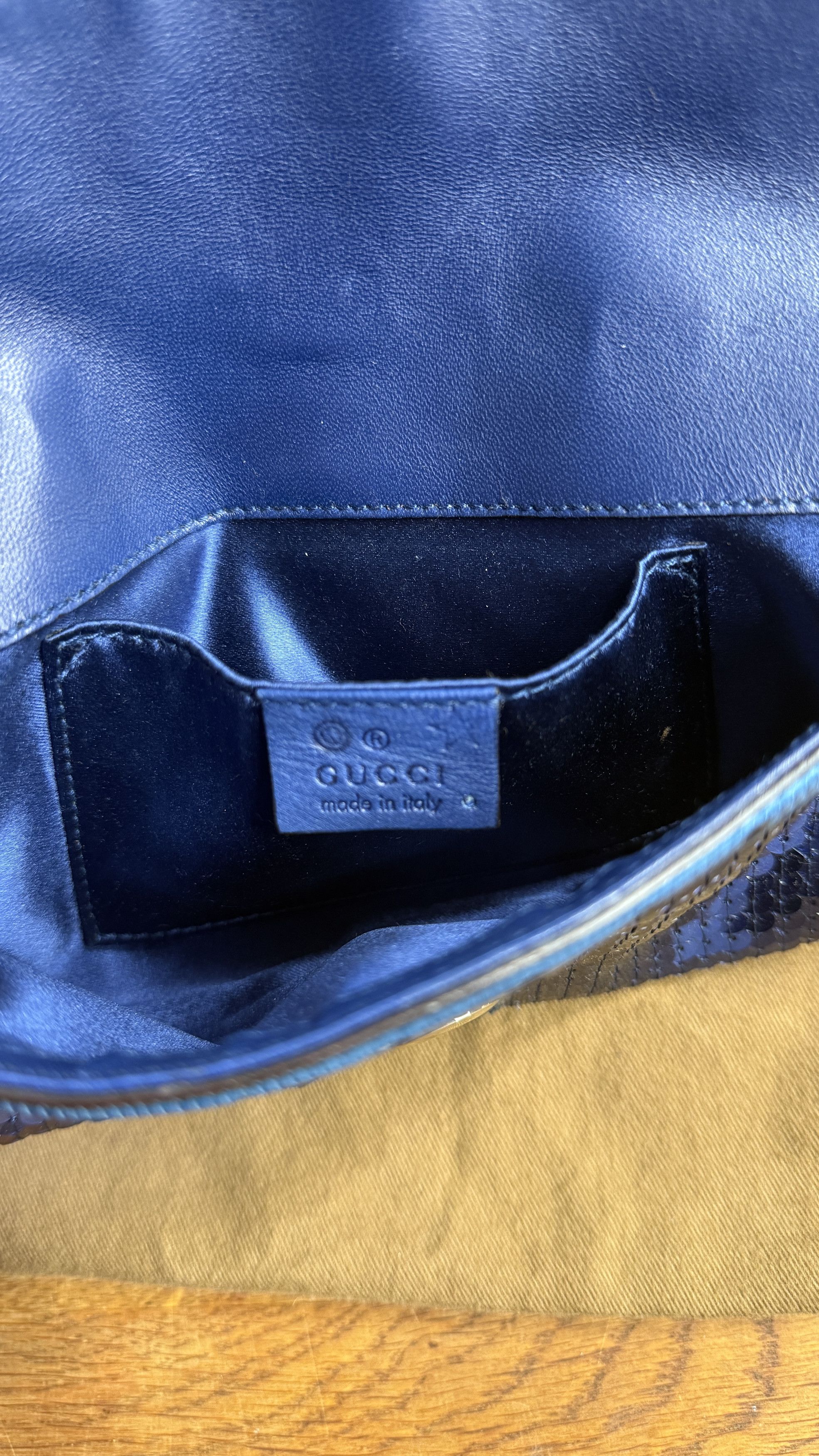 Gucci Gucci Lizard Clutch Vintage Size ONE SIZE - 9 Thumbnail