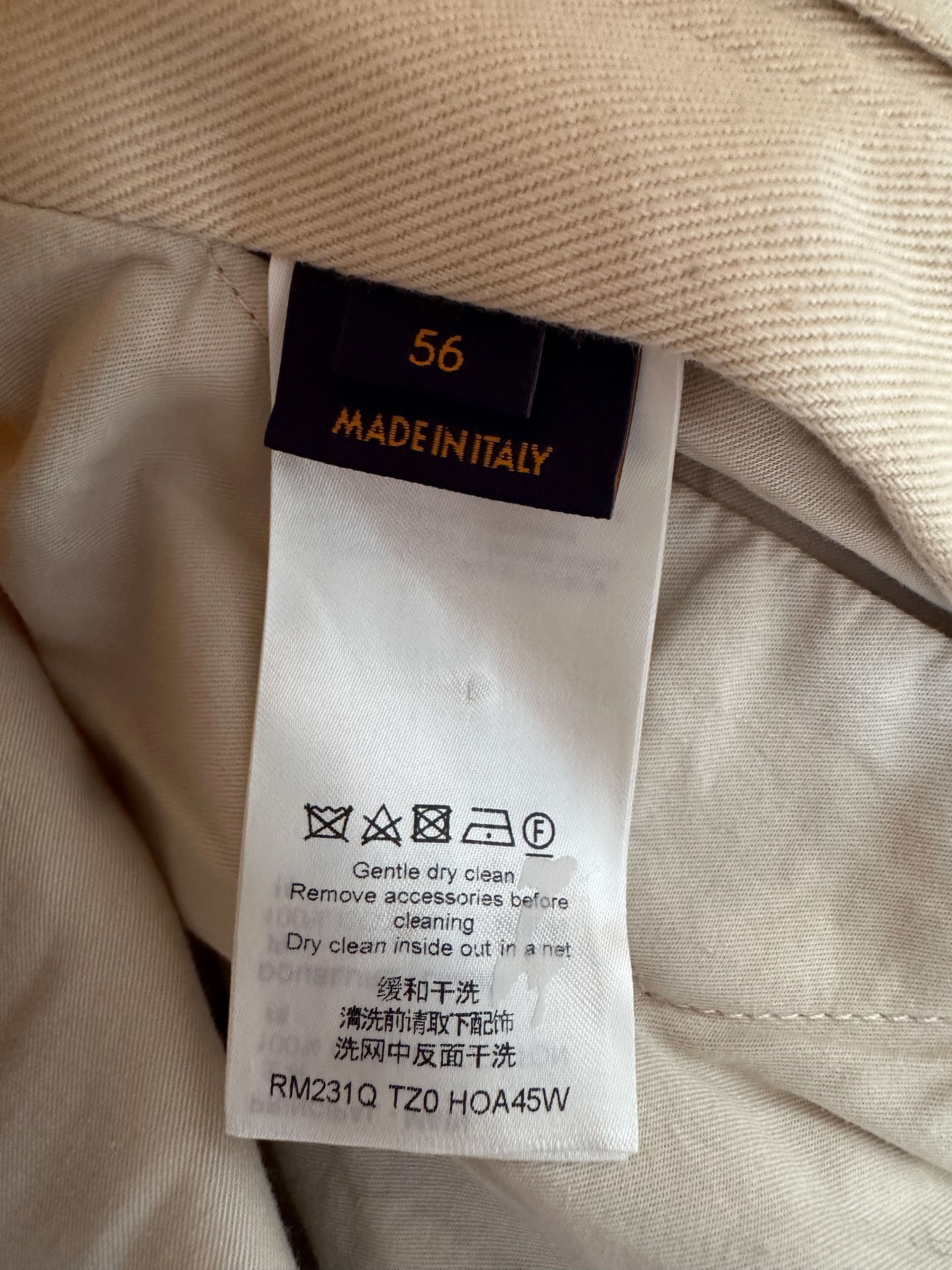 Louis Vuitton Louis Vuitton Beige Monogram Workwear Sherpa Jacket Size US XXL / EU 58 / 5 - 5 Thumbnail