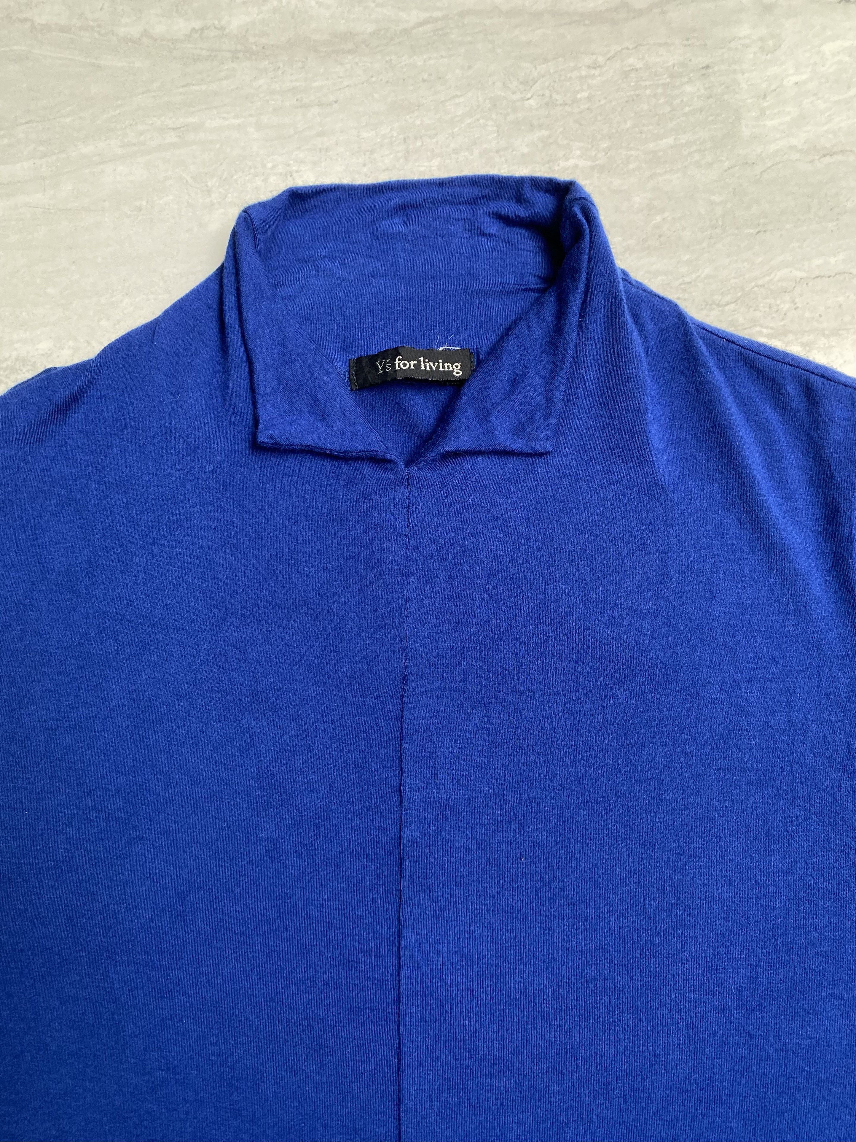 Yohji Yamamoto Y’S FOR LIVING Yohji Yamamoto Blue T-shirt Size US XS / EU 42 / 0 - 10 Thumbnail