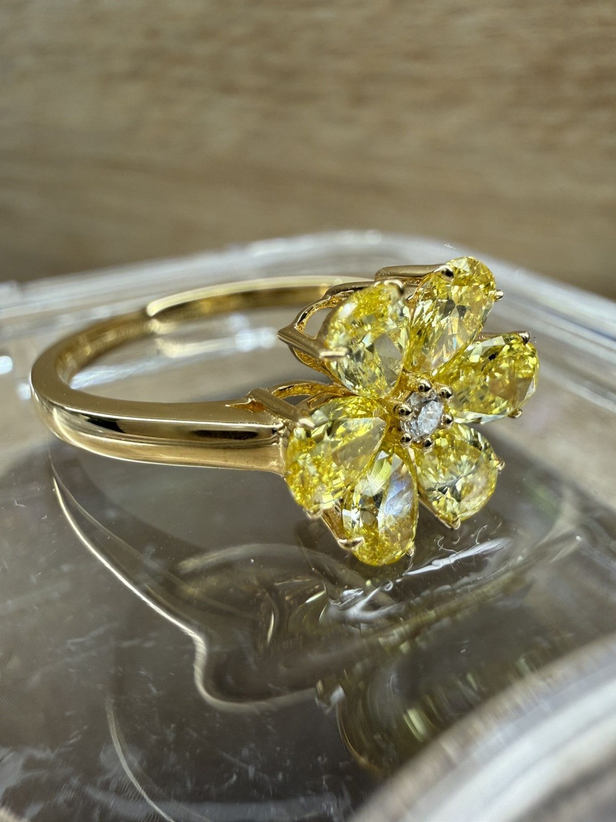 Dior Dior diamond ring size 7 Size ONE SIZE - 10 Thumbnail